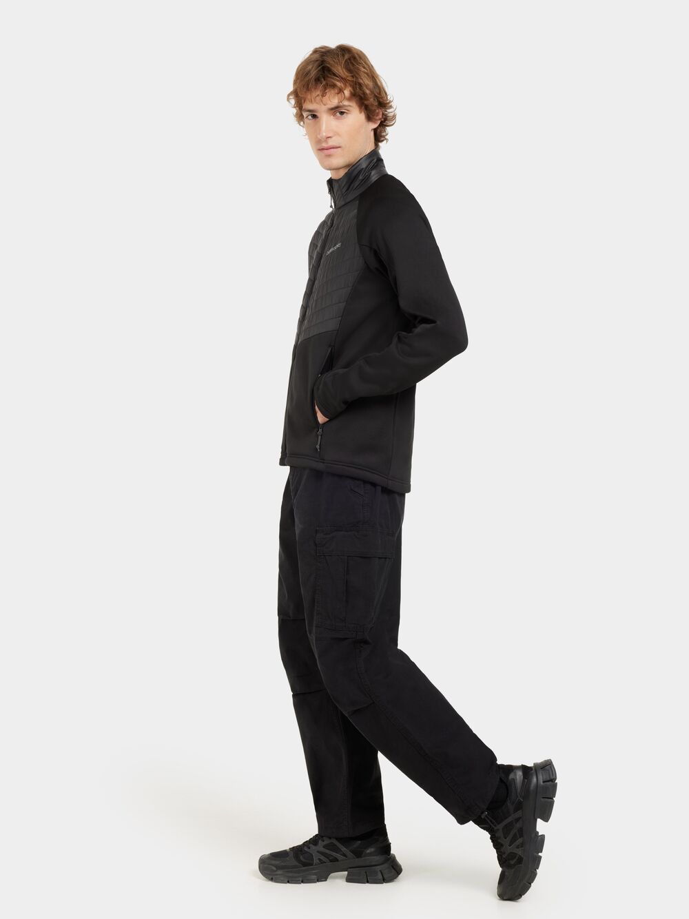 Terje Unisex Full-Zip Black