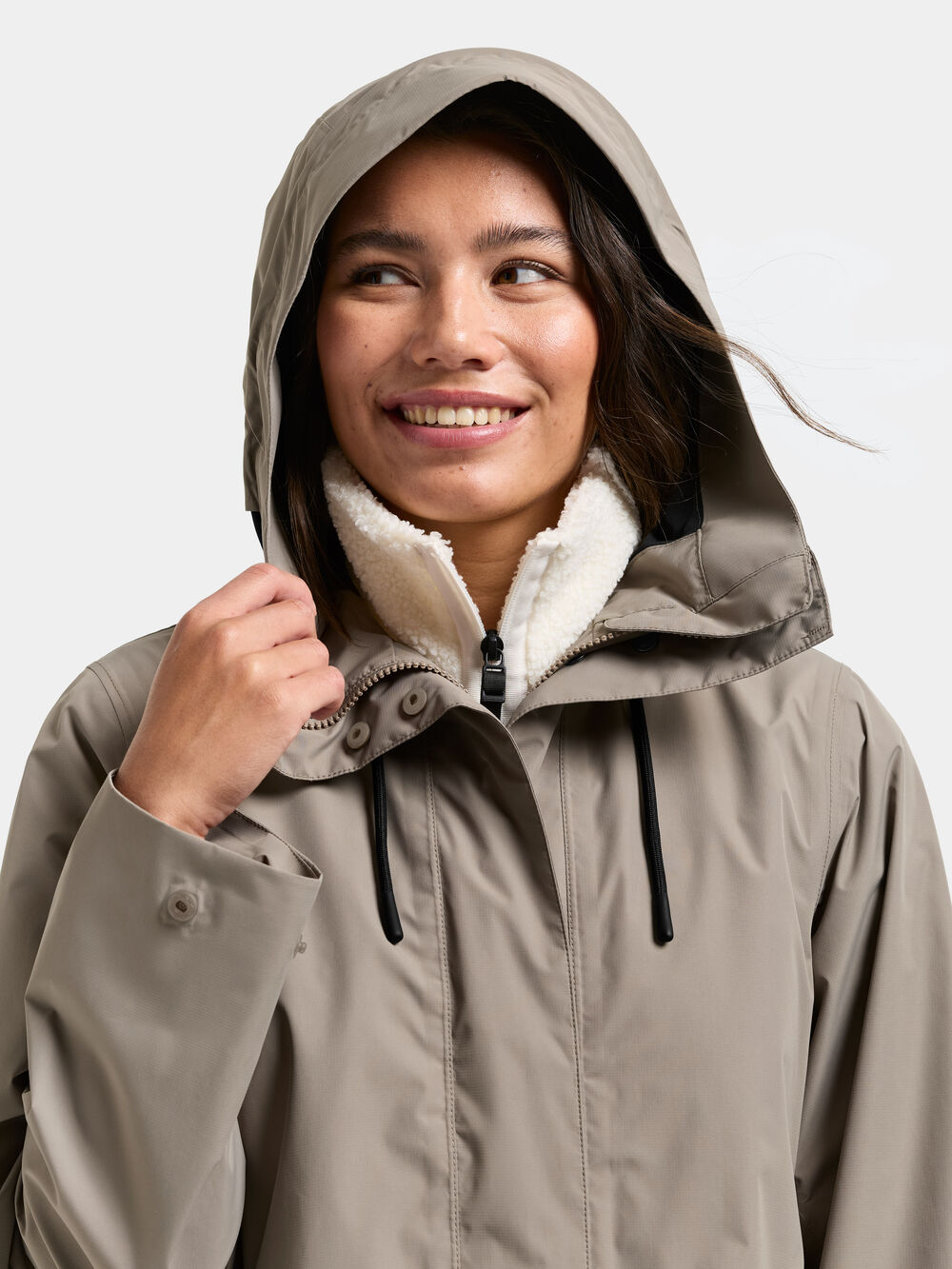 Elina Parka Ash Brown
