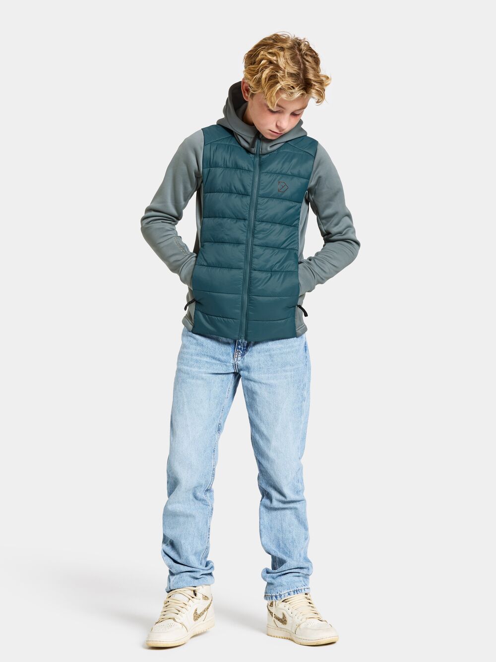 Kapris Kids' Full-Zip Star blue