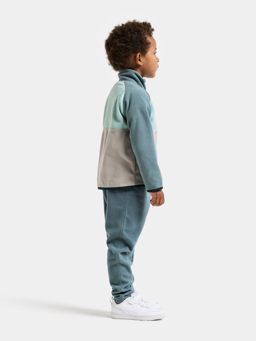 Monte Kids' Half Button Ocean Mint