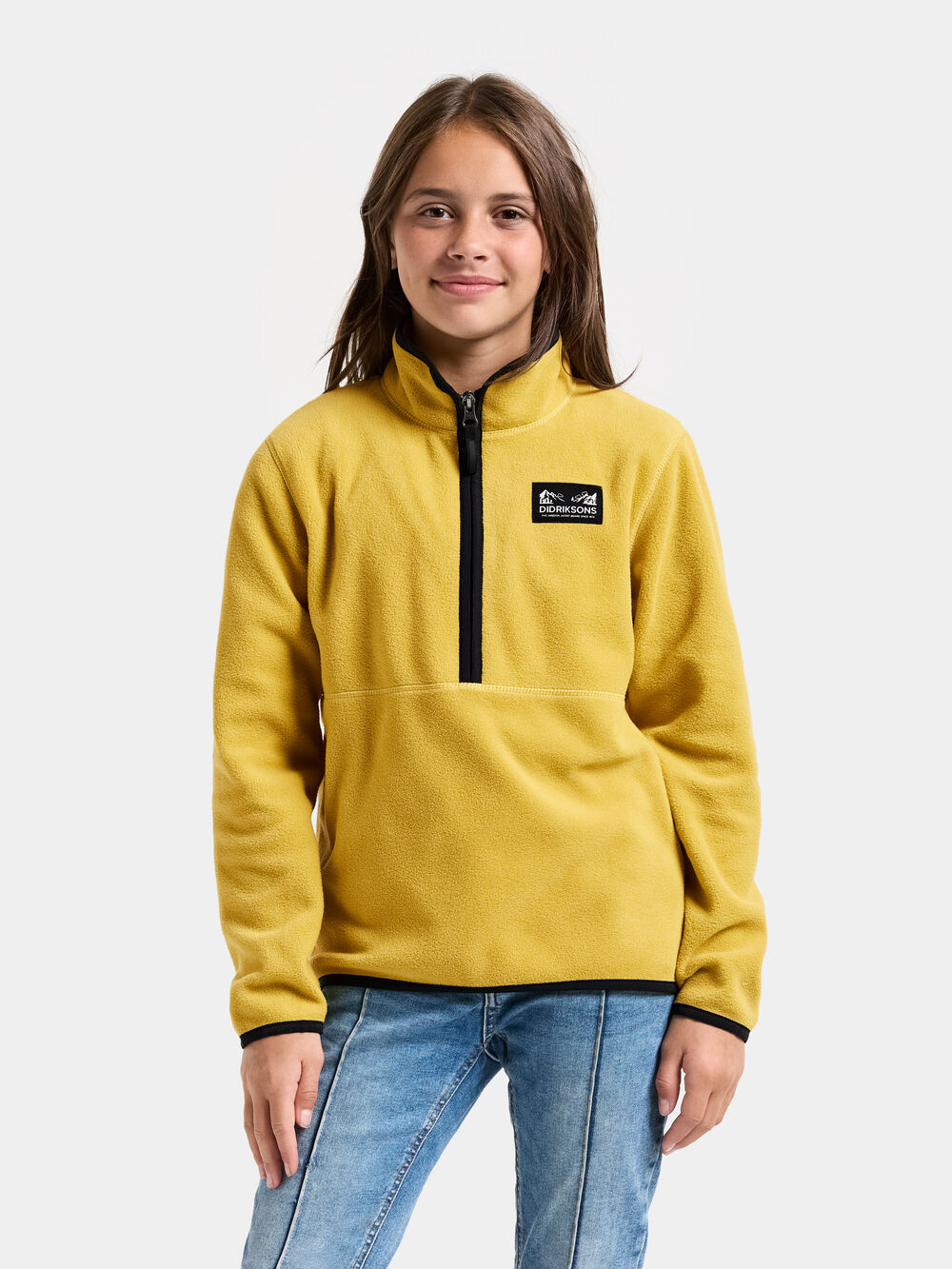 Rubi Kids' Half-Zip Yellow Pollen