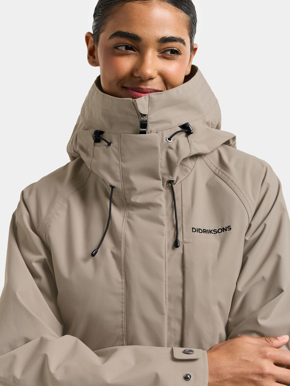 Louise Parka Long Ash Brown