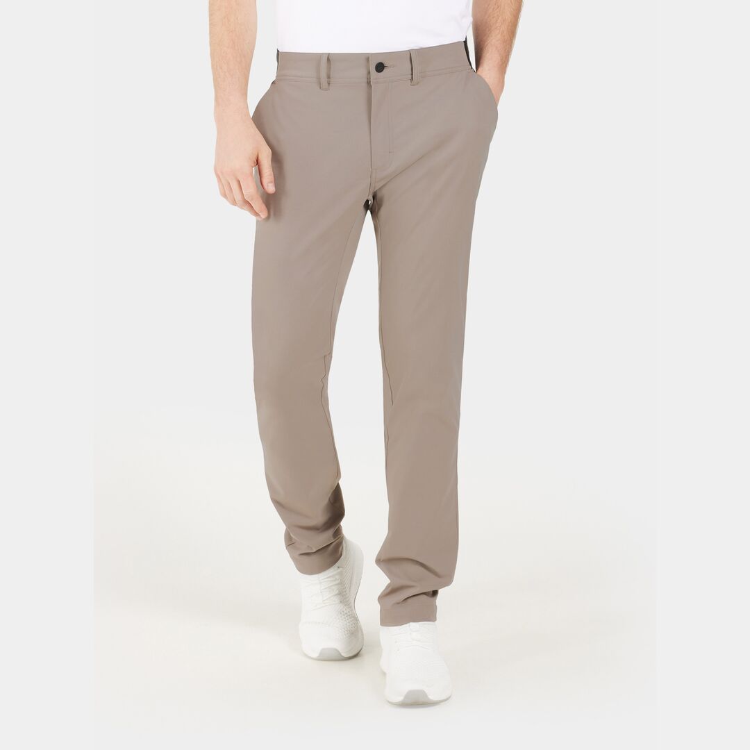 Darren Pants for Men, Ash Brown, Stretchy Fabric, Water-Repellent Finish, Didriksons , Didriksons