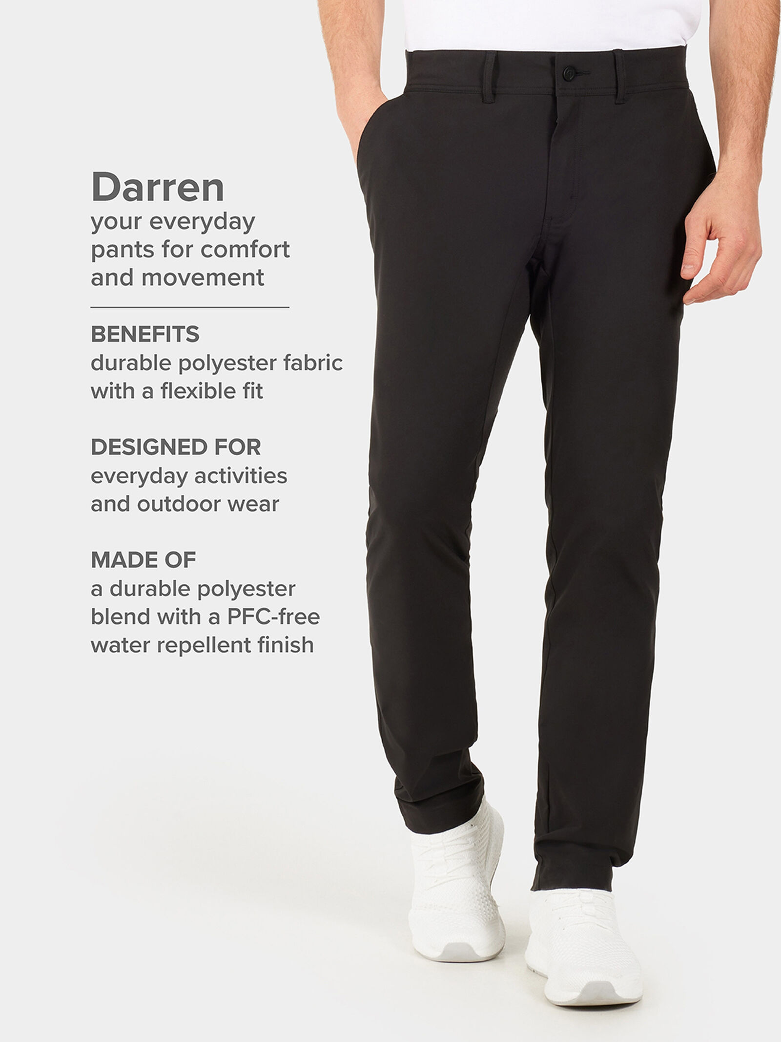 Darren Pants Black