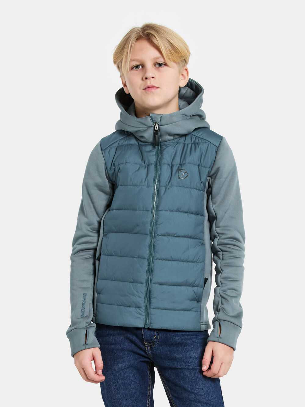 Kapris Kids' Full-Zip Star blue