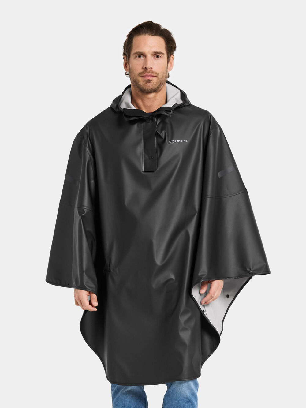 Alto Unisex Poncho Black