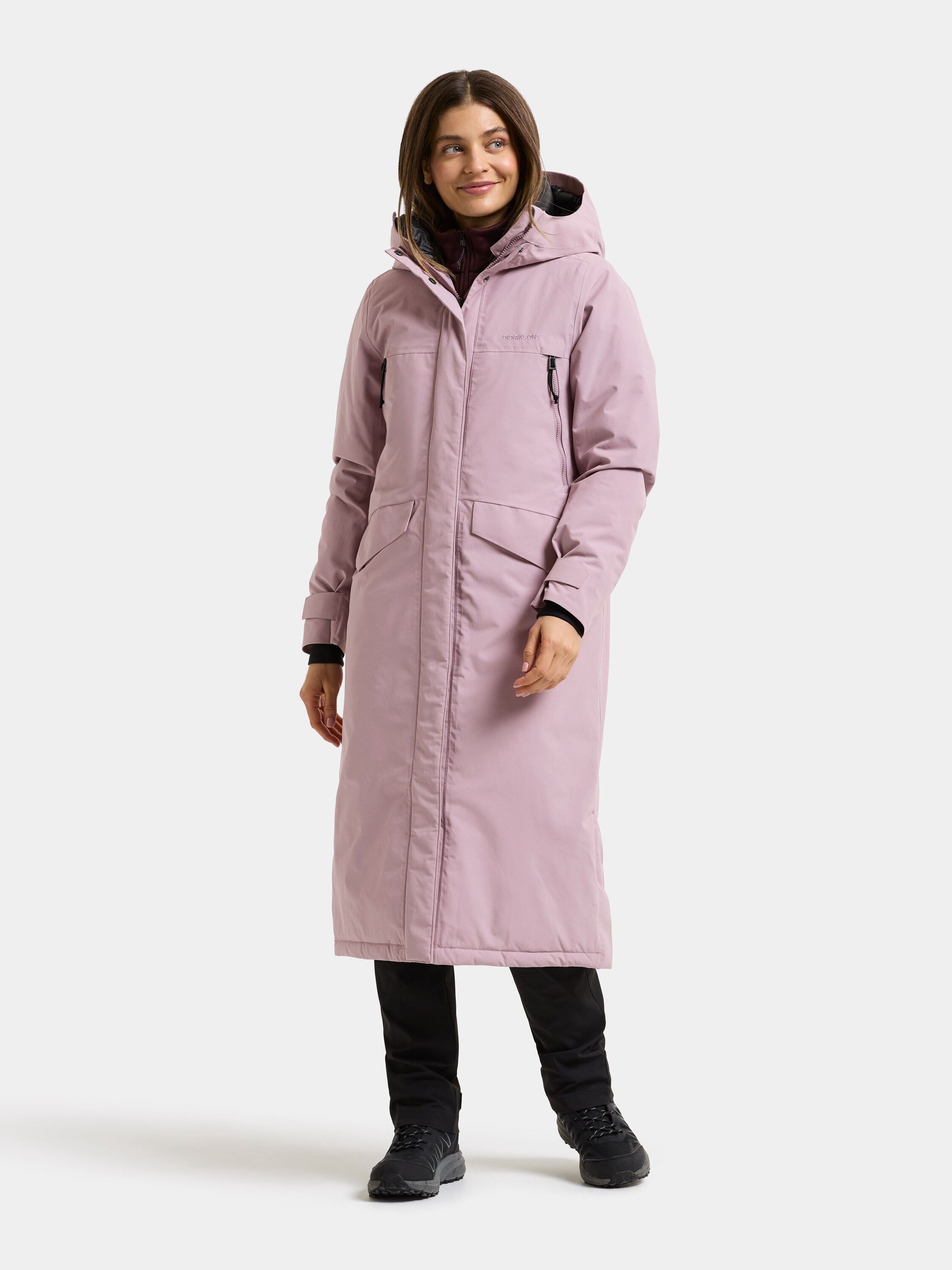 Erika！ Erika Parka Ash Brown | Didriksons