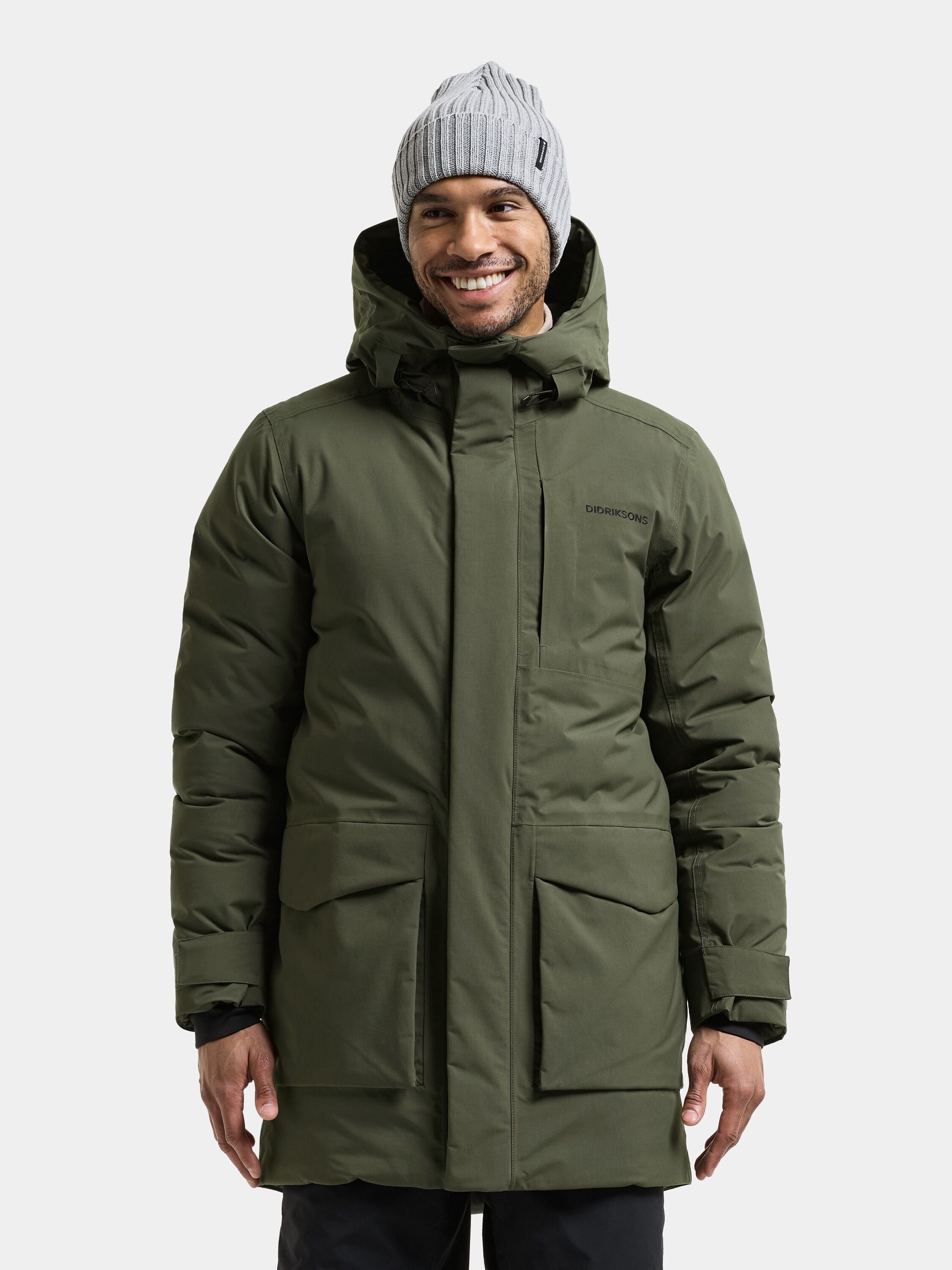 Didriksons Akilles 3, parka, heren, donkergroen