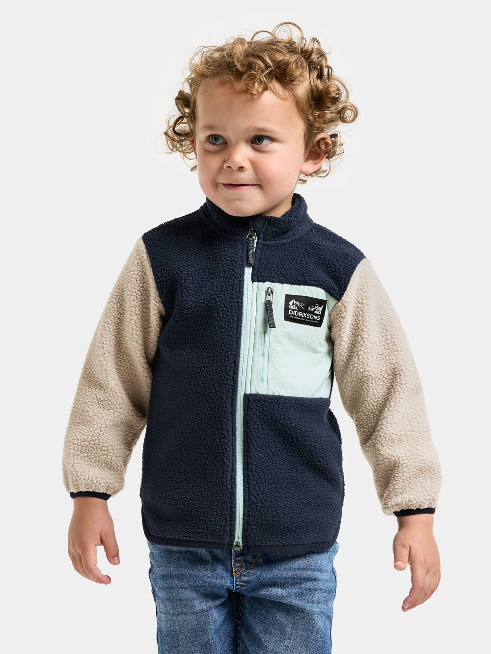 Anten Kids' Full-Zip Ocean Mint