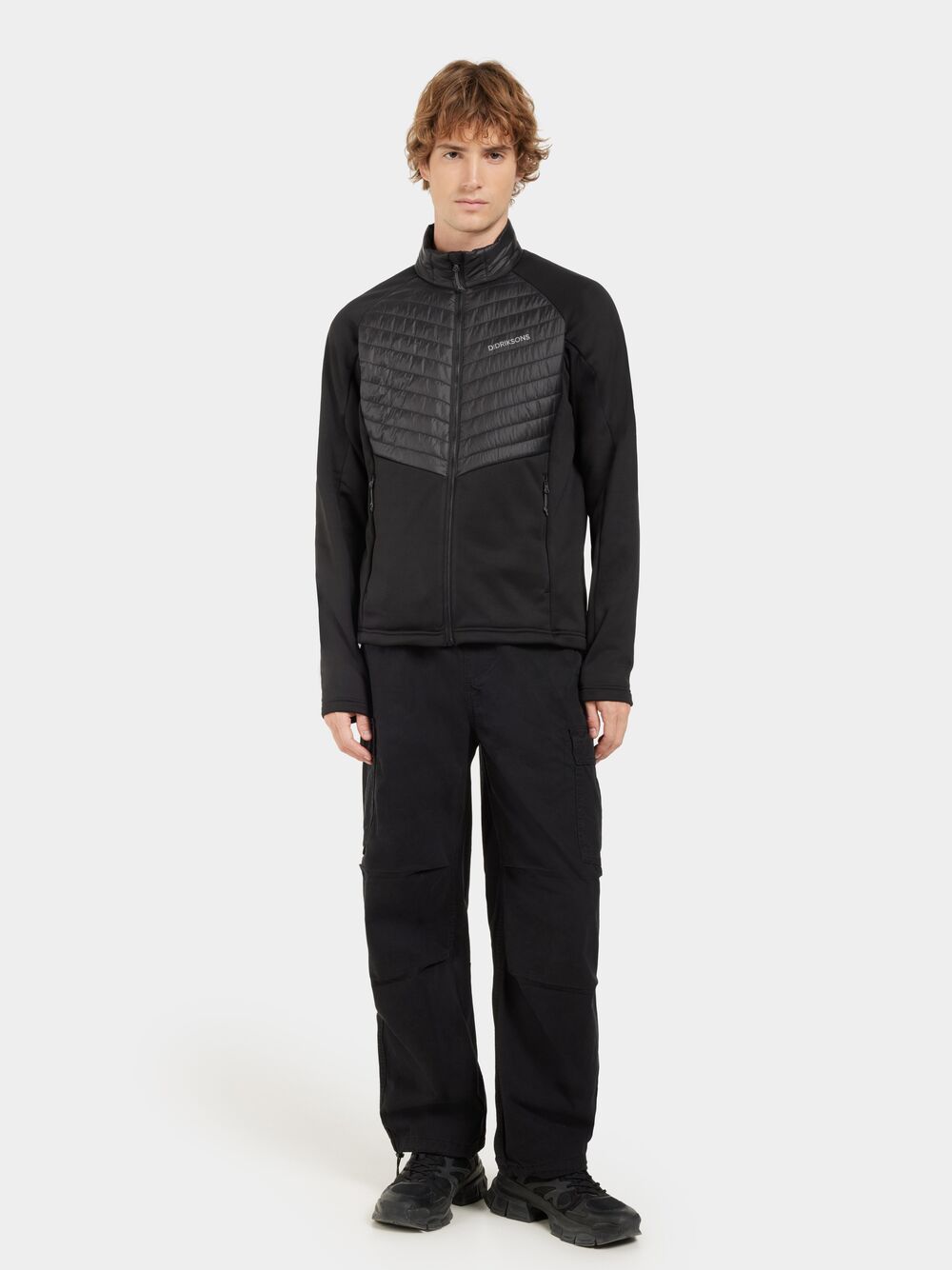 Terje Unisex Full-Zip Black