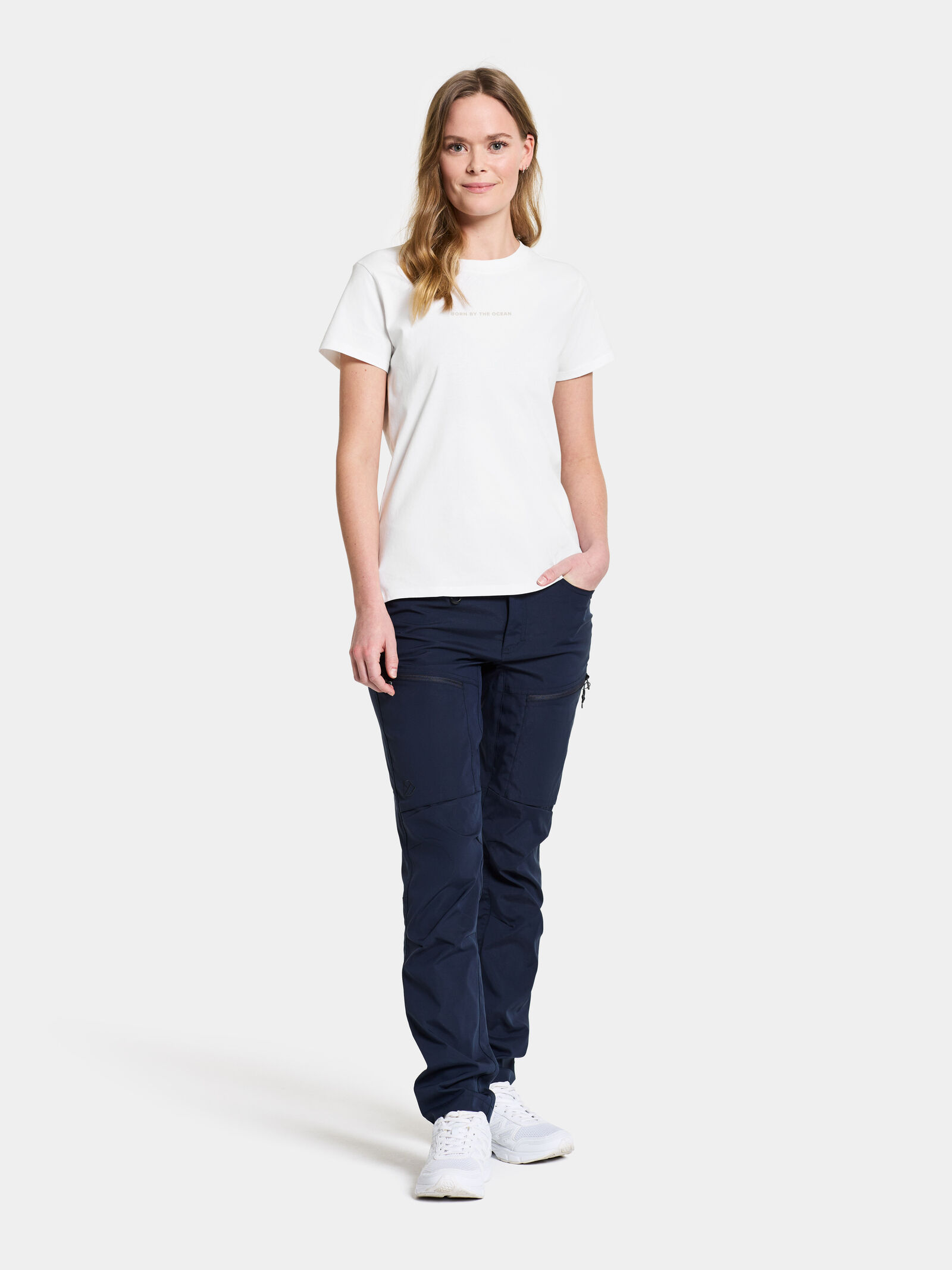 Ingarö T-Shirt Printed Snow white