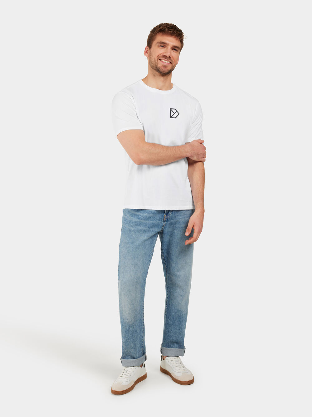 Harald T-shirt Landscape Snow white