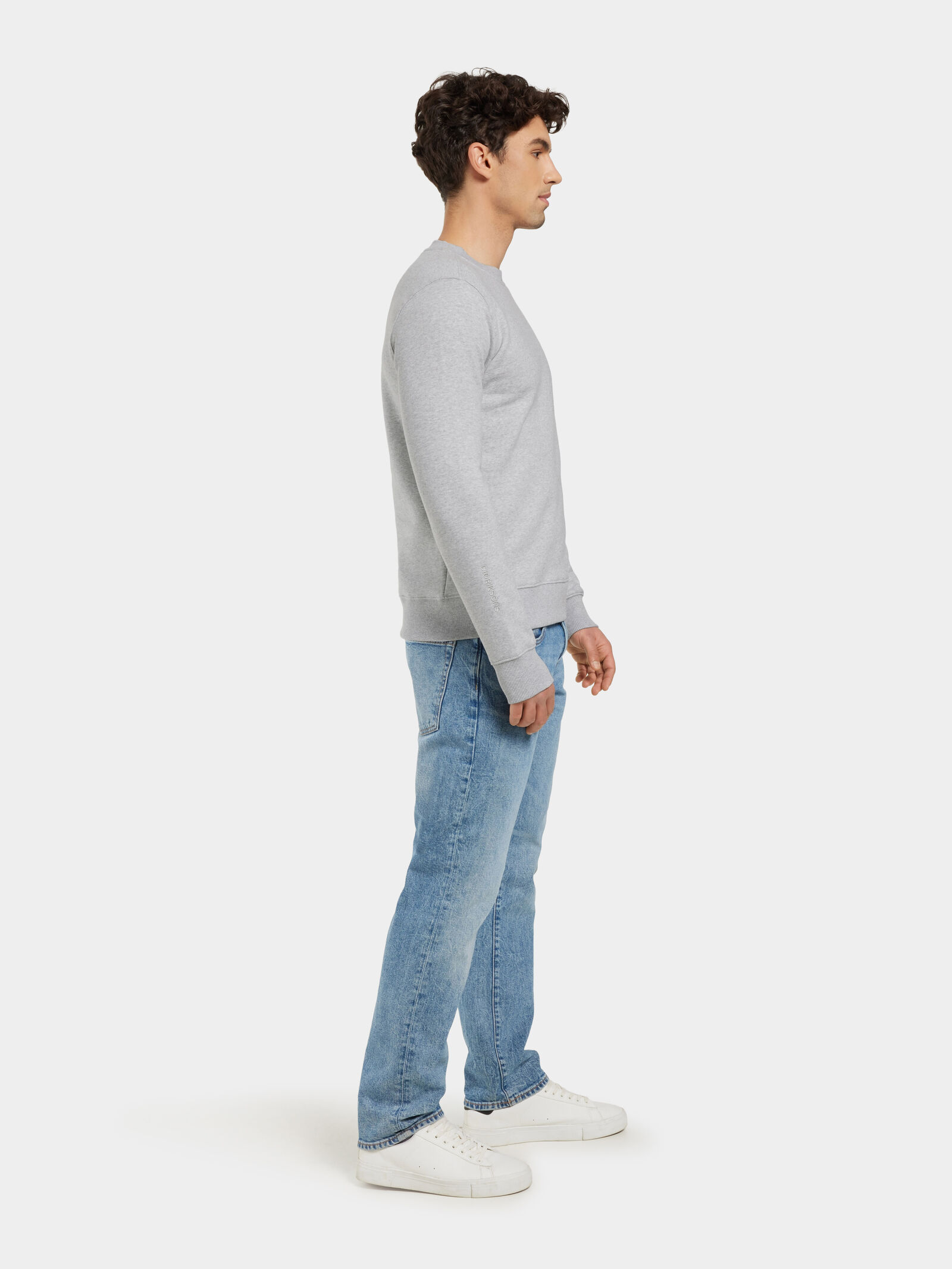 Fyn Men's Sweater Aluminum melange