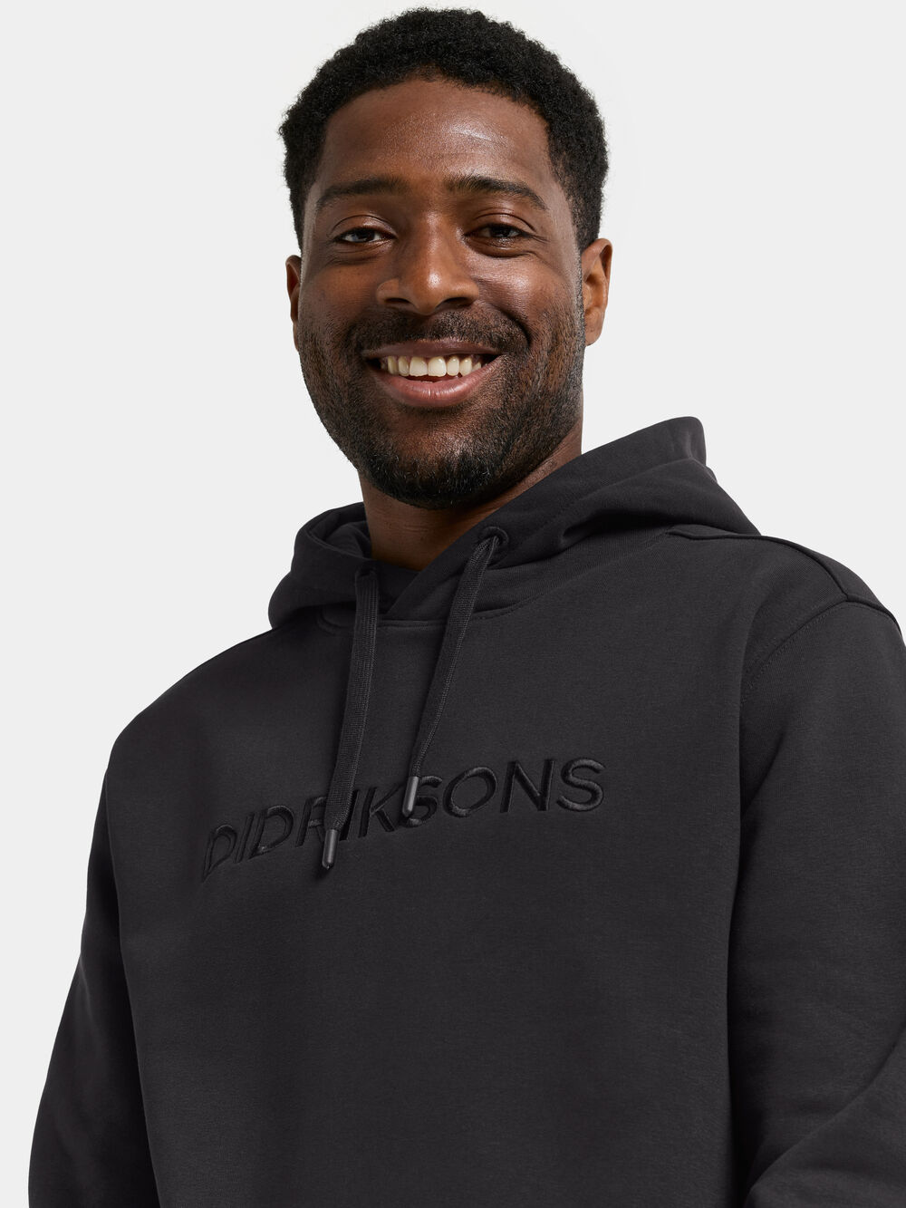 Ven Men's Hoodie Embroidery Black