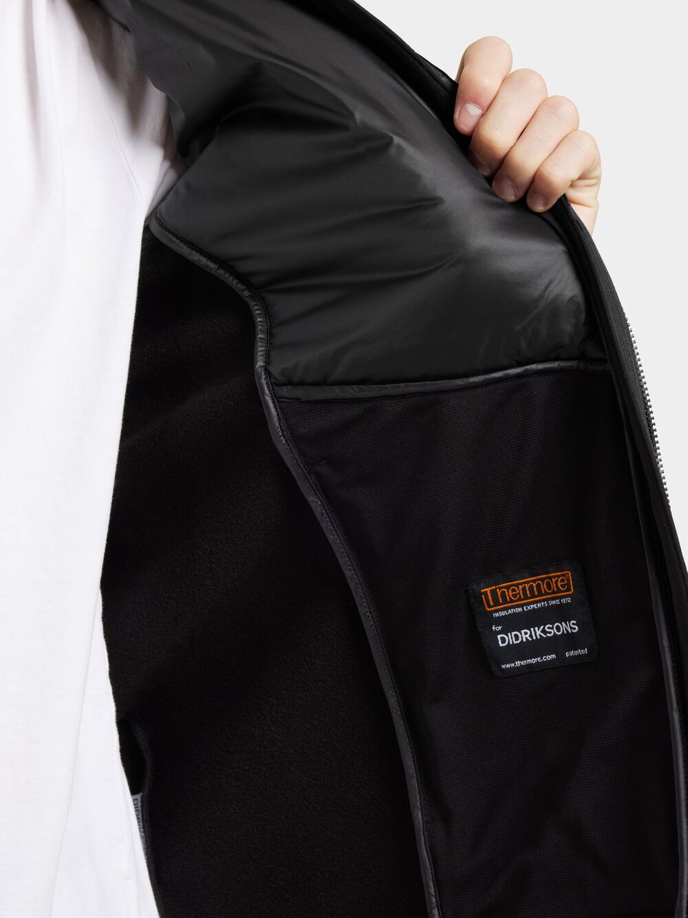 Terje Unisex Full-Zip Black