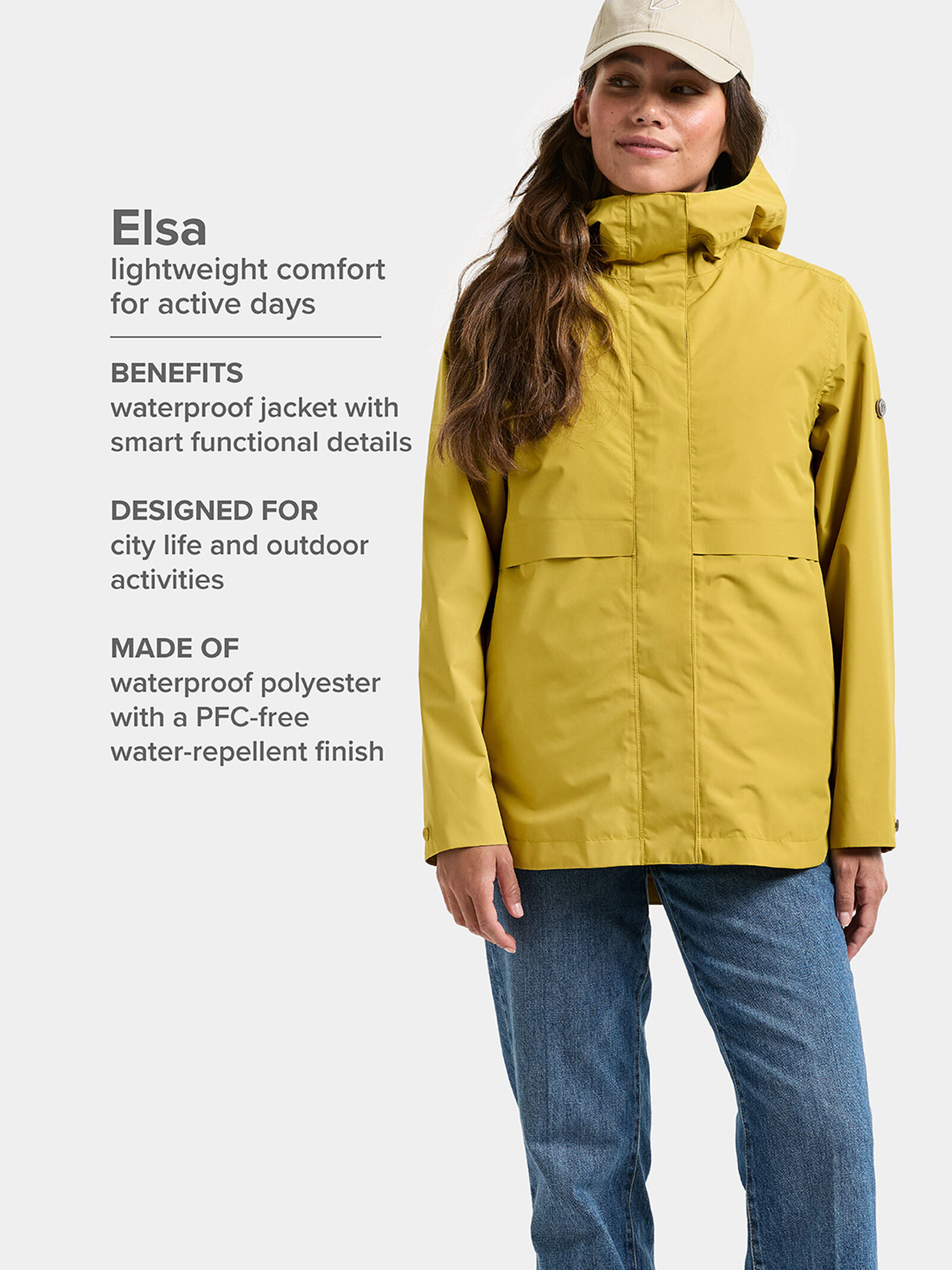 Elsa Jacket Yellow Pollen