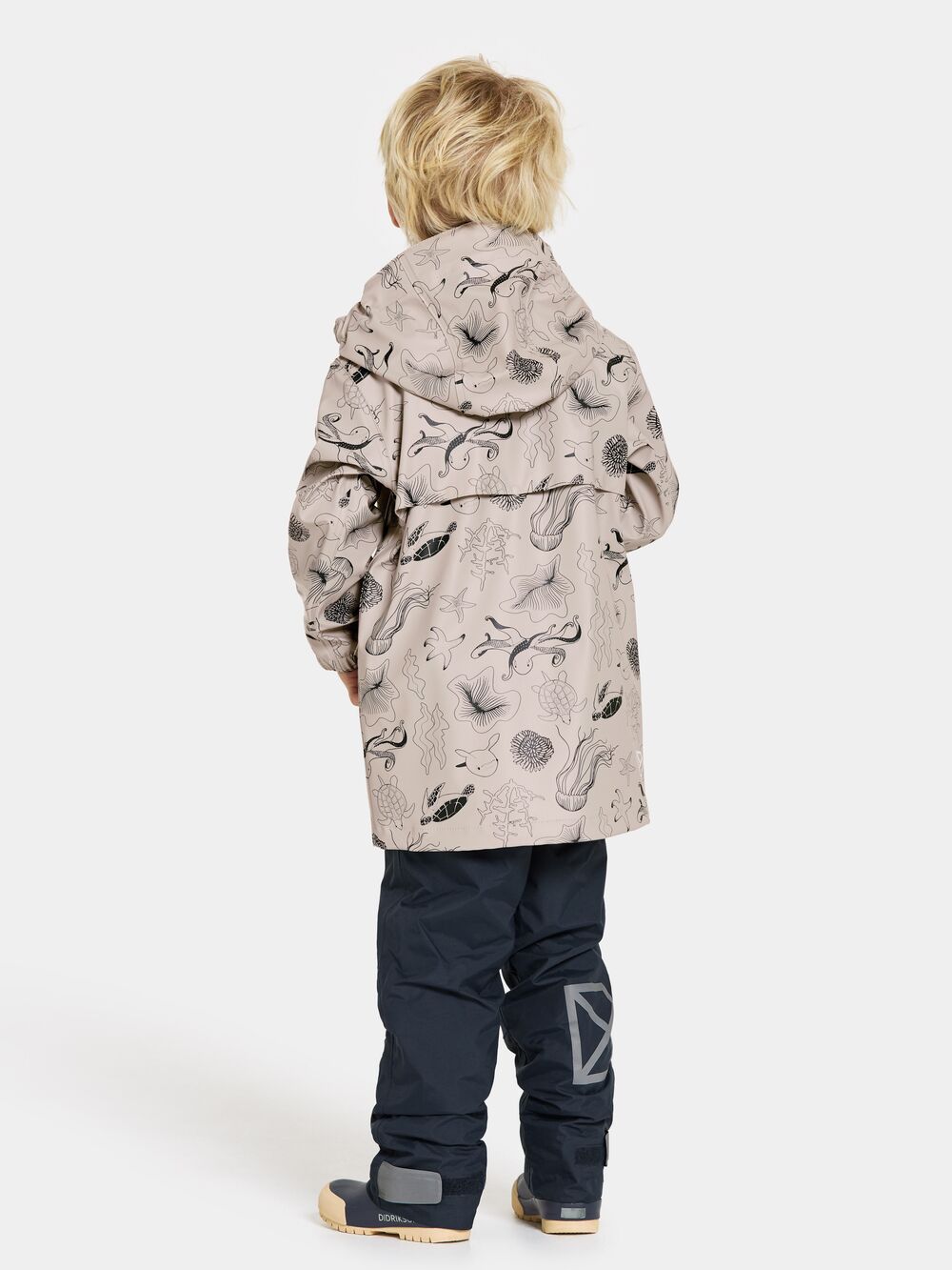 Jojo Kid's Printed Jacket Ocean Beach Beige