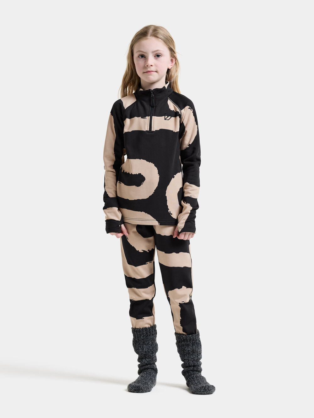 Yotta Printed Kids' Set Path L Black