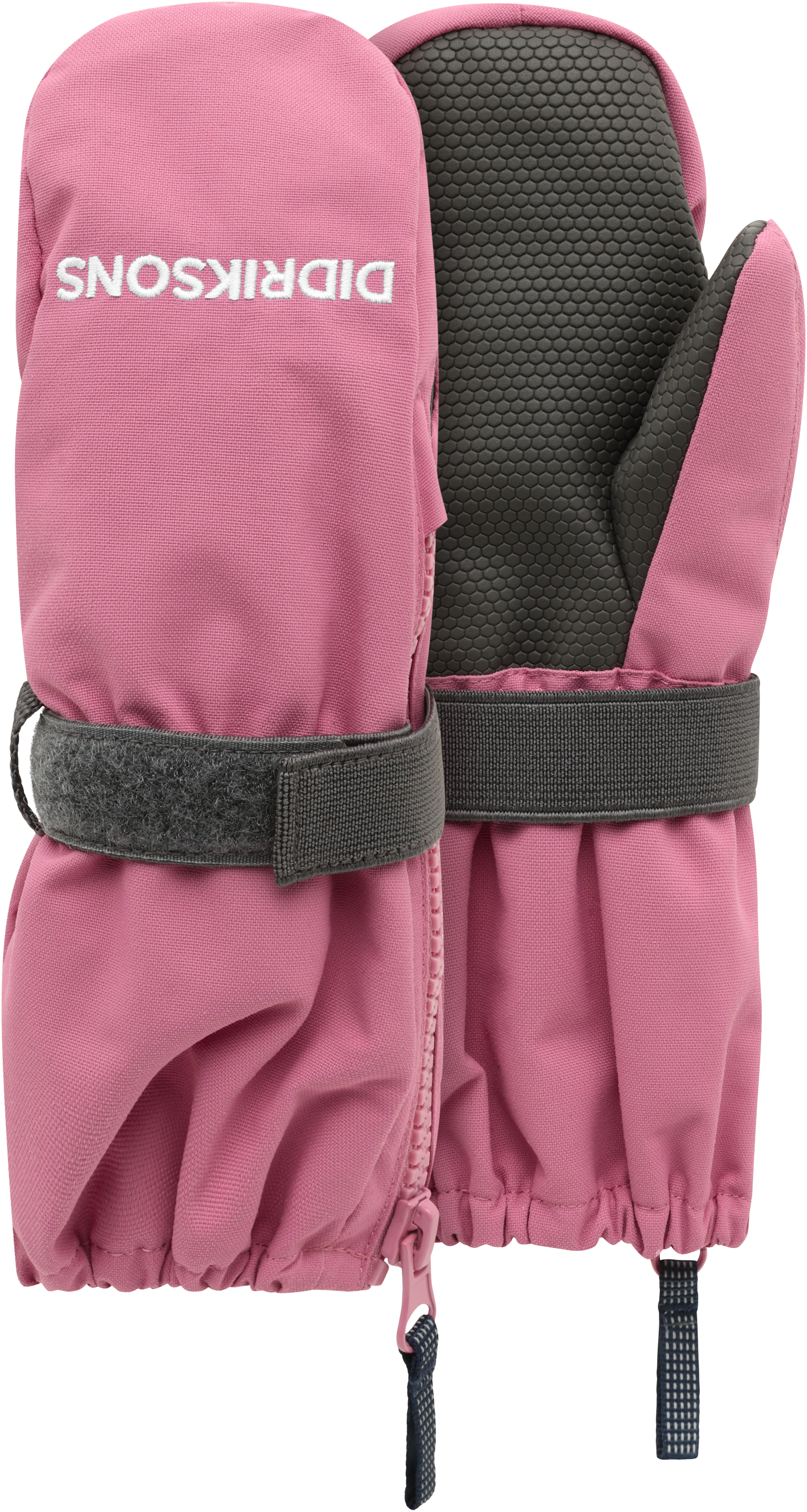 Didriksons Biggles Zip 9, Fäustlinge, Kinder, rosa