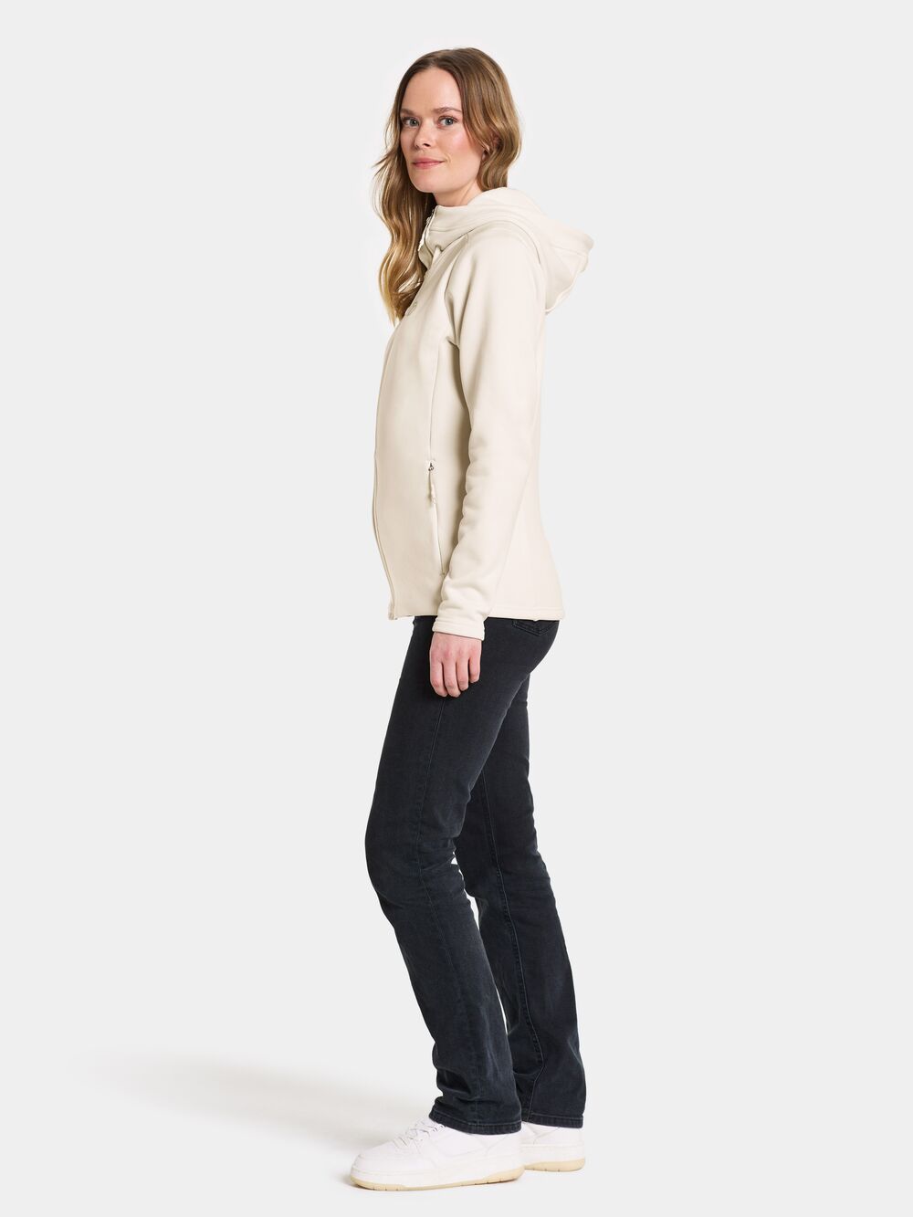 Anneli Full-Zip Shell White