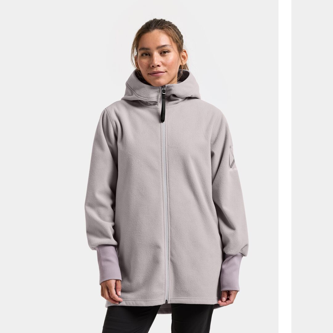 Didriksons Windproof Full-Zip Fleece Jacket for Women, Sunrise Mist, Size 42 , Didriksons