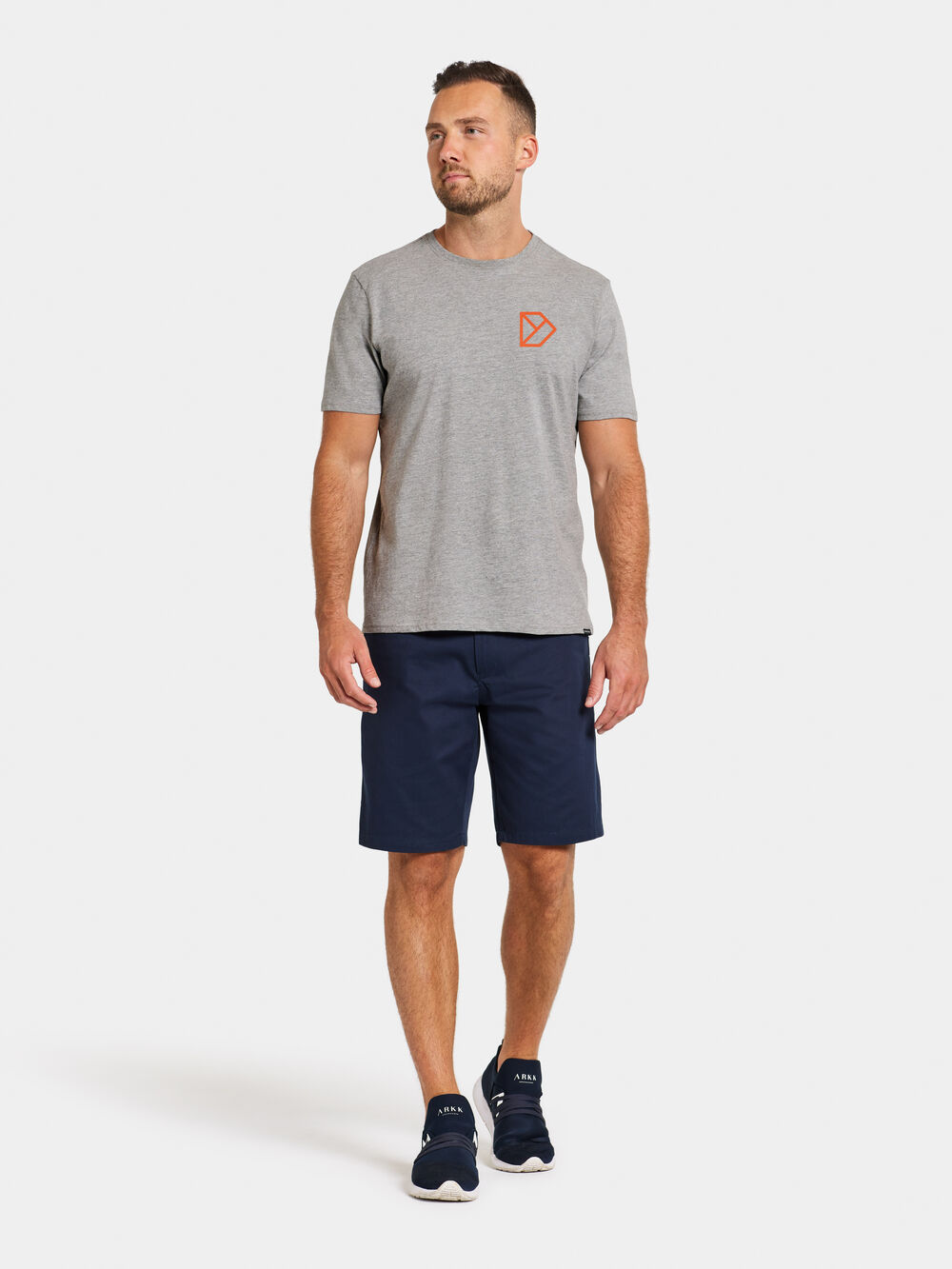 Harald T-shirt See You Outside Grey melange
