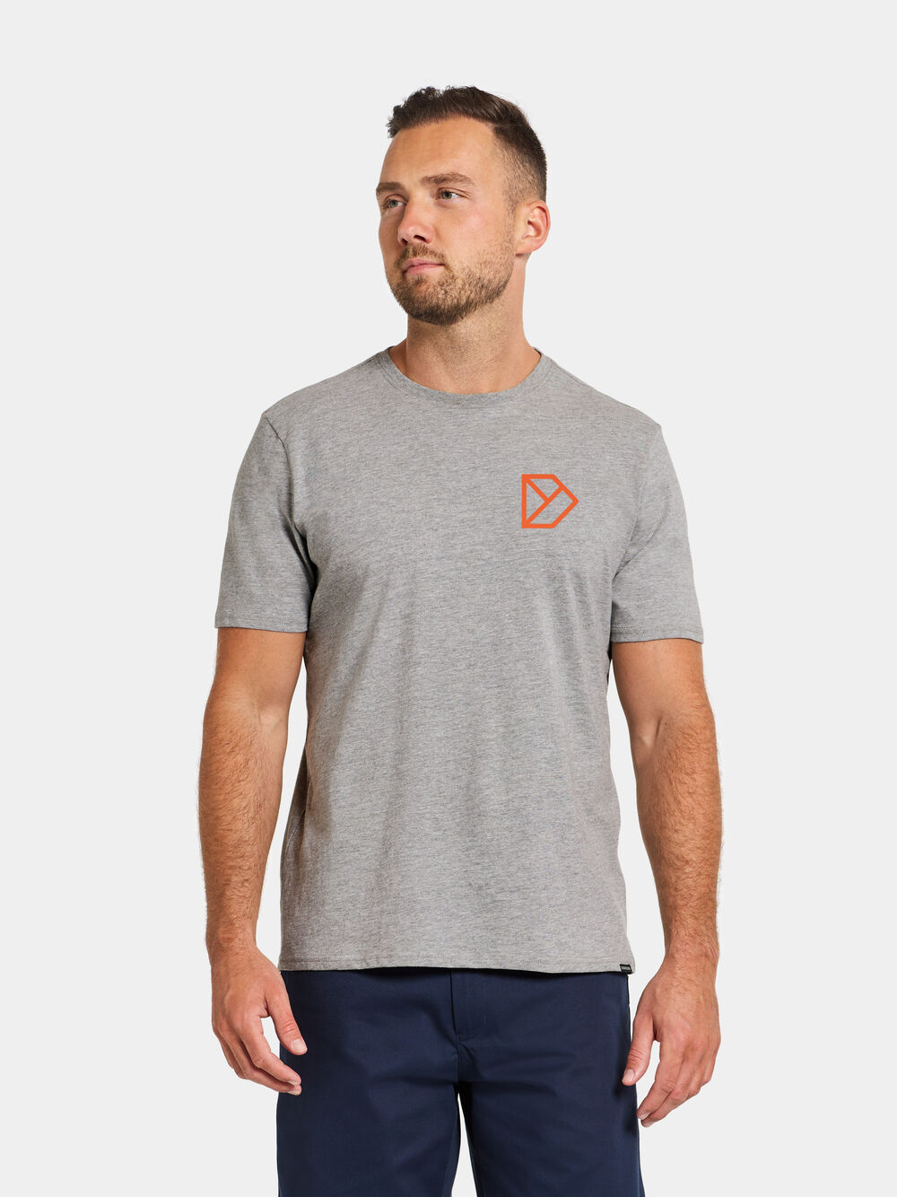 Harald T-shirt See You Outside Grey melange