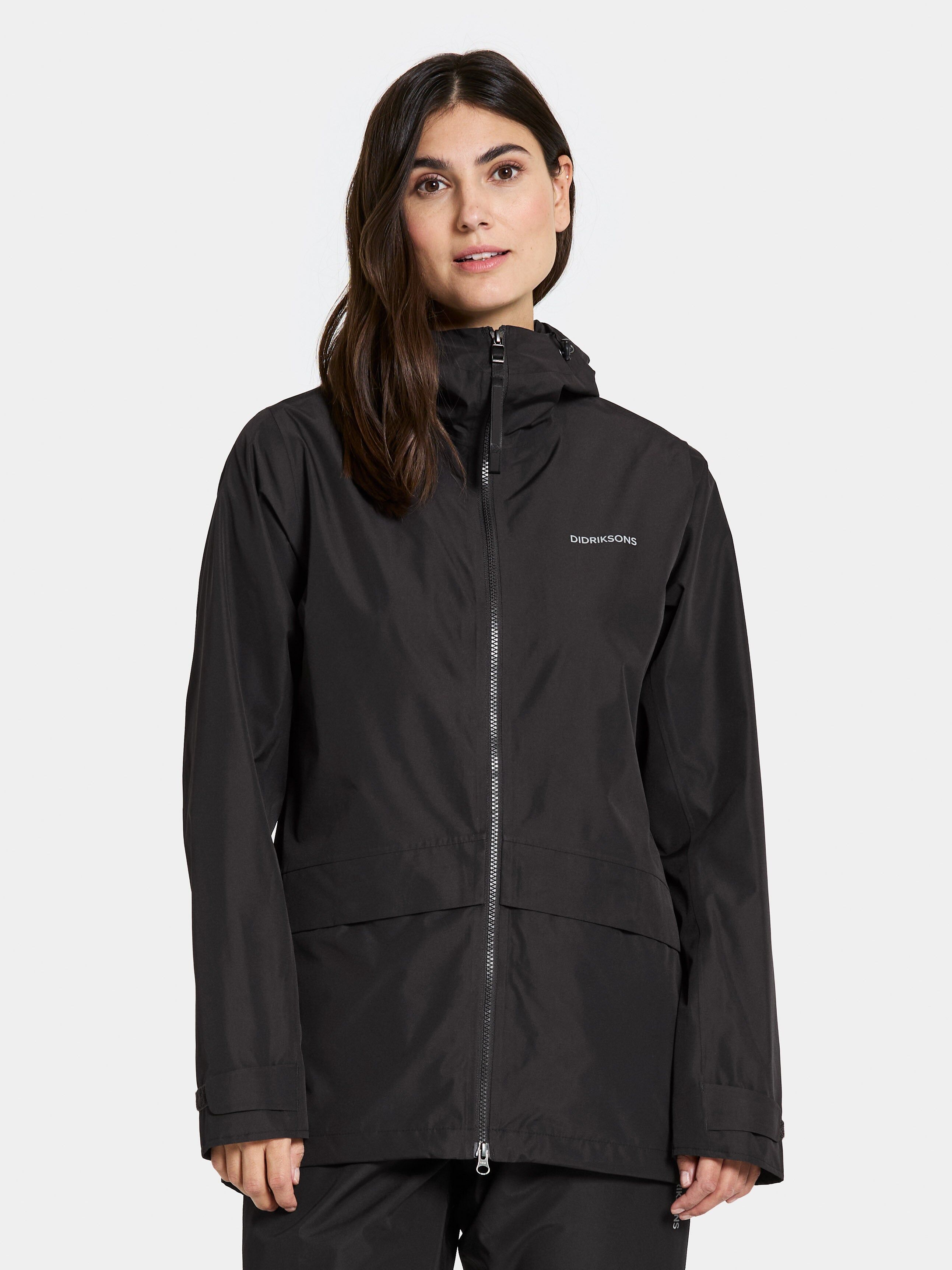 Didriksons Nordic, Regenjacke, Damen, schwarz