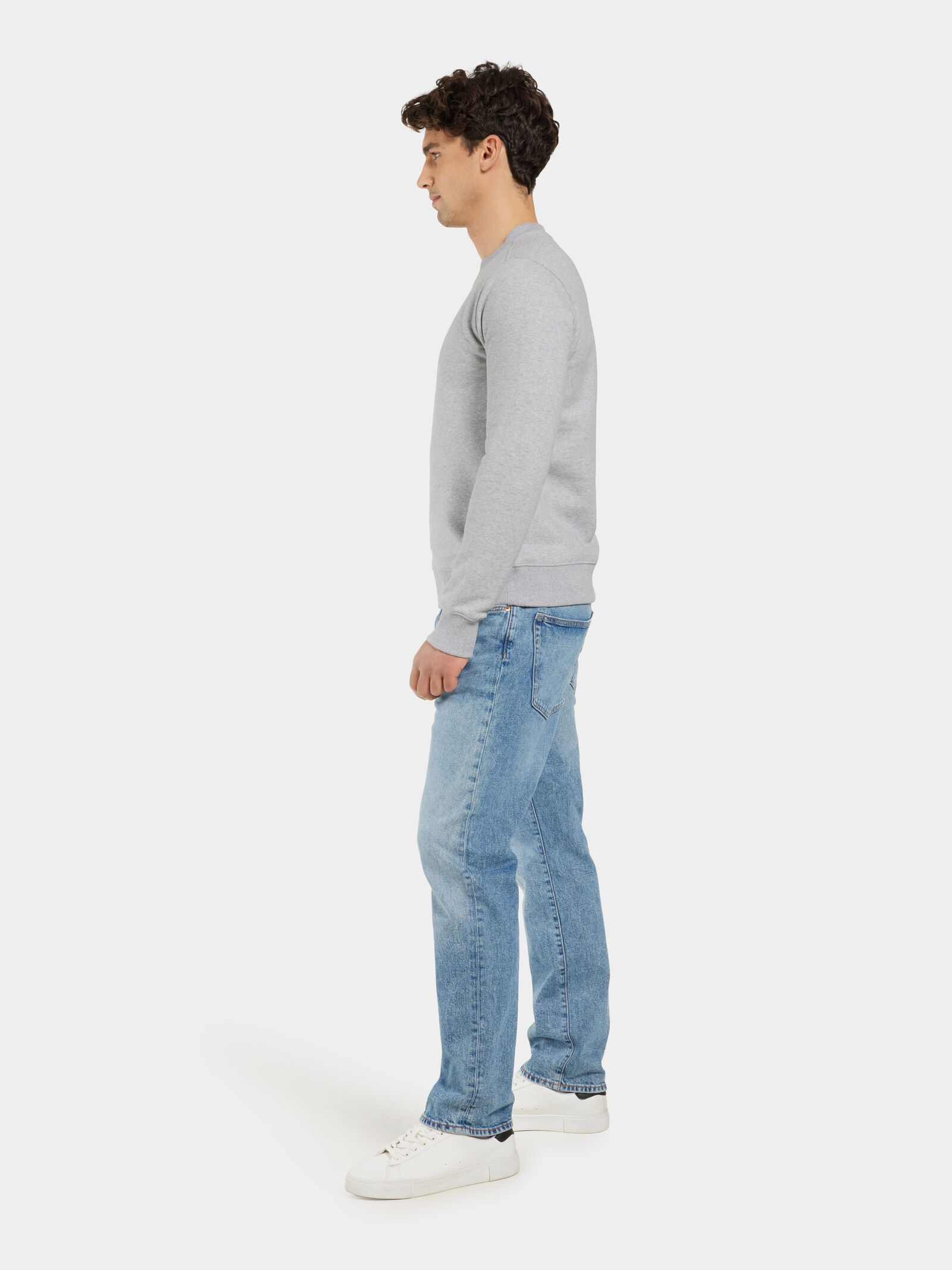 Fyn Men's Sweater Aluminum melange