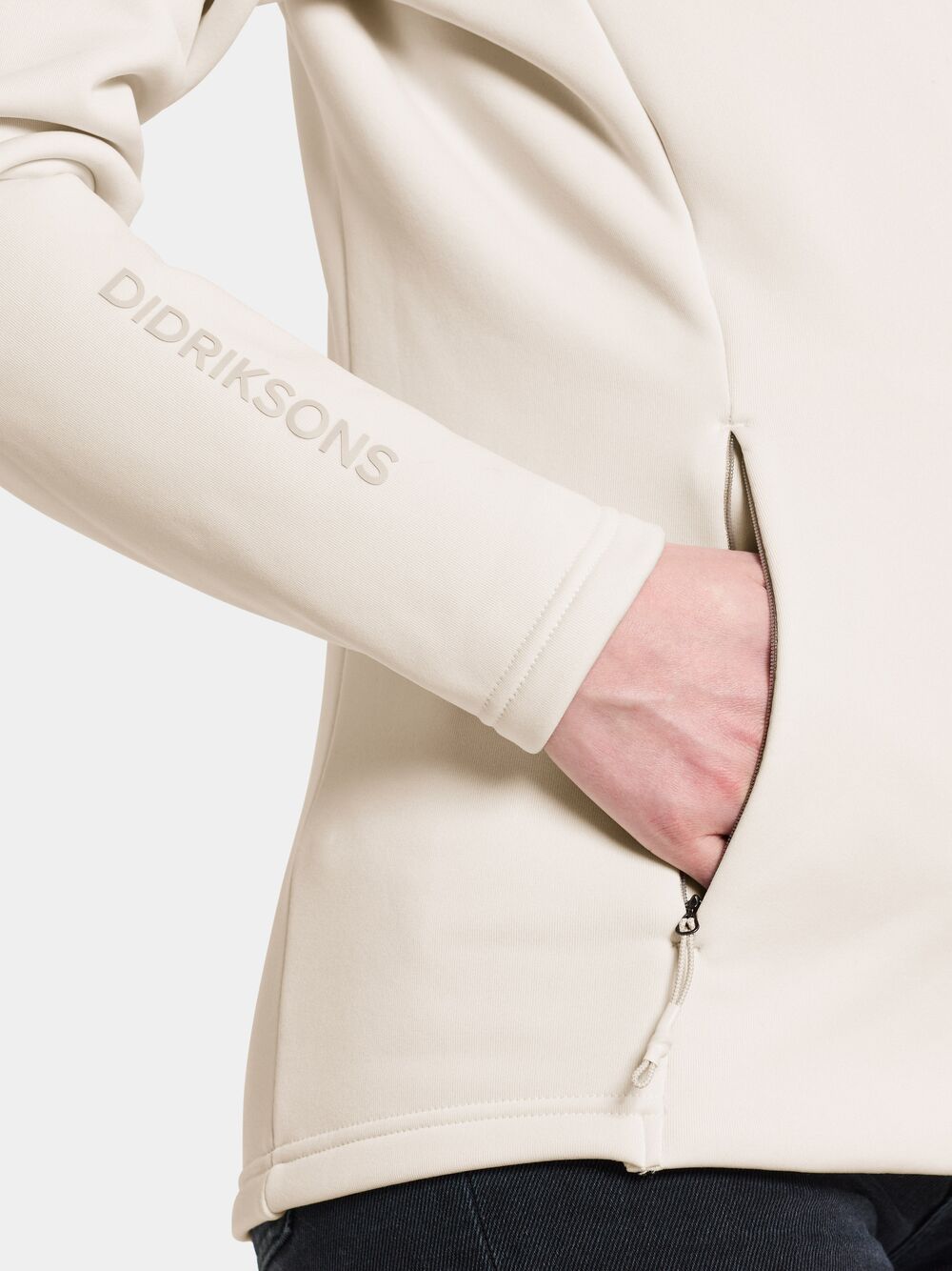 Anneli Full-Zip Shell White