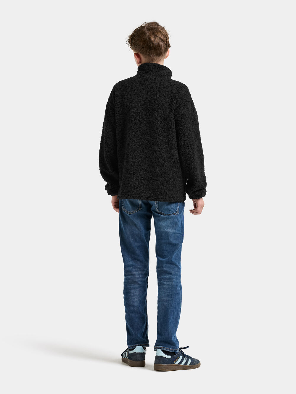 Zir Kids' Full-Zip Black