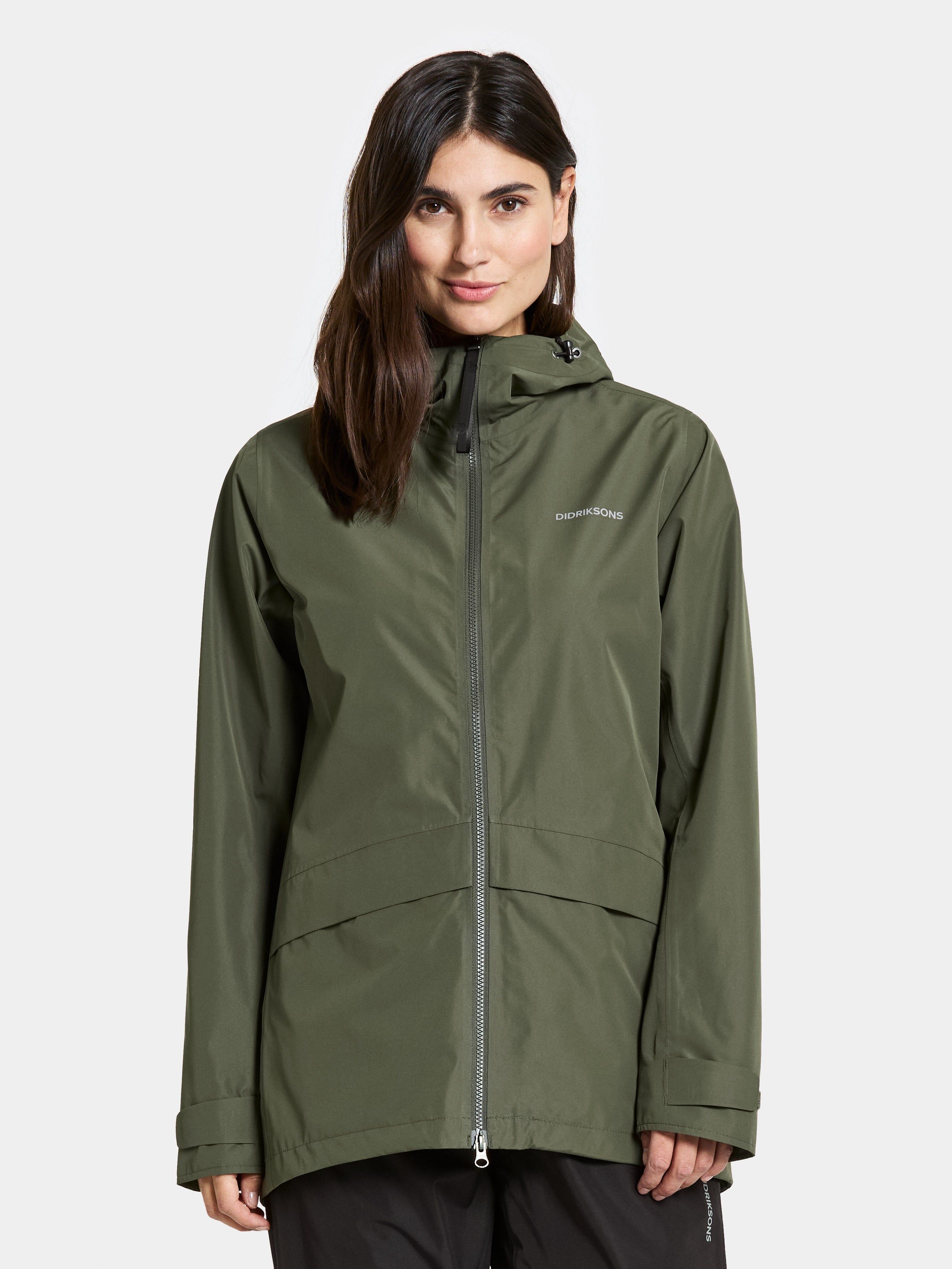 Didriksons Nordic, Regenjacke, Damen, dunkelgrün