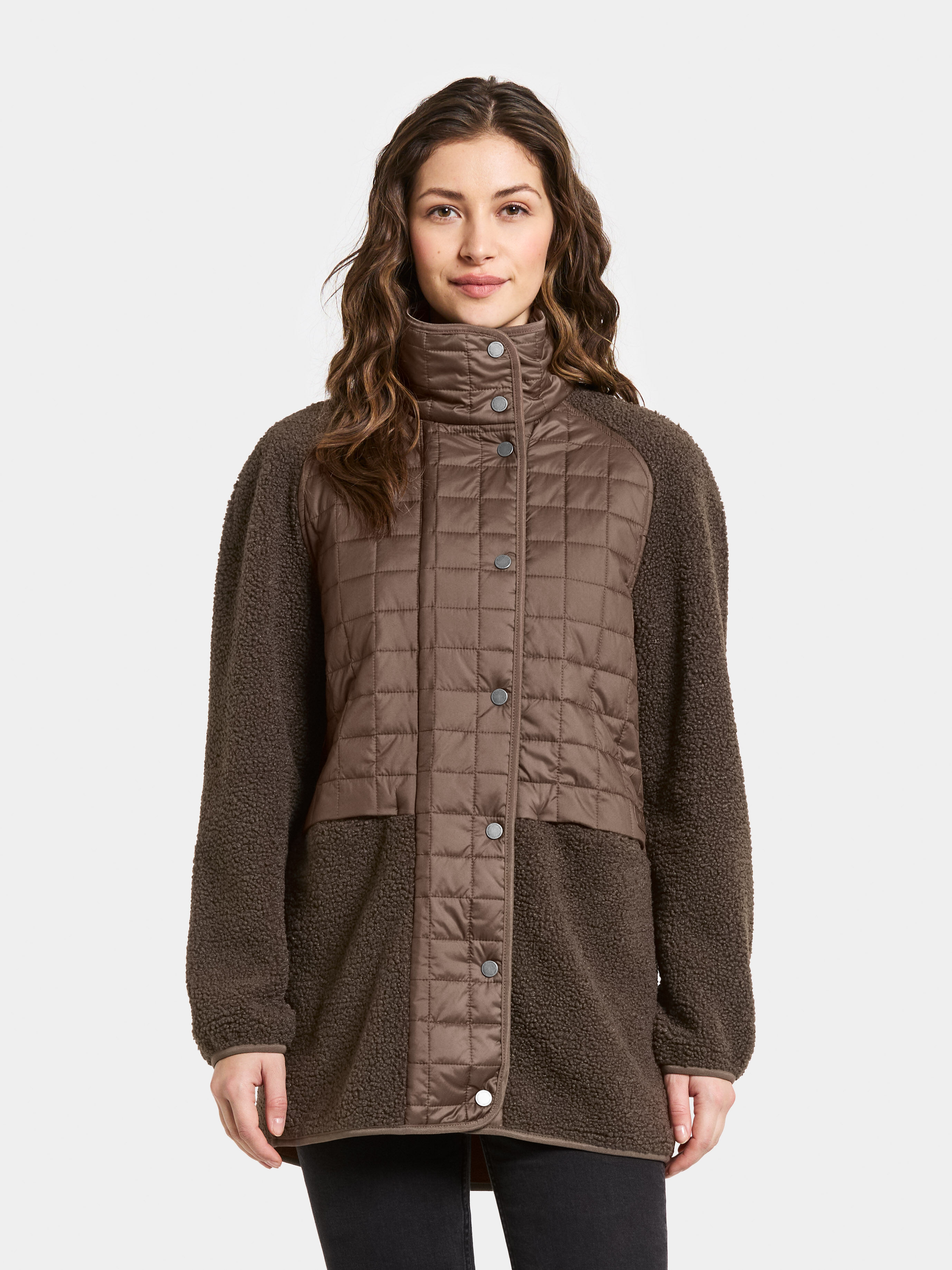Didriksons Hazel Jacket for Women, Mocha Brown, 44