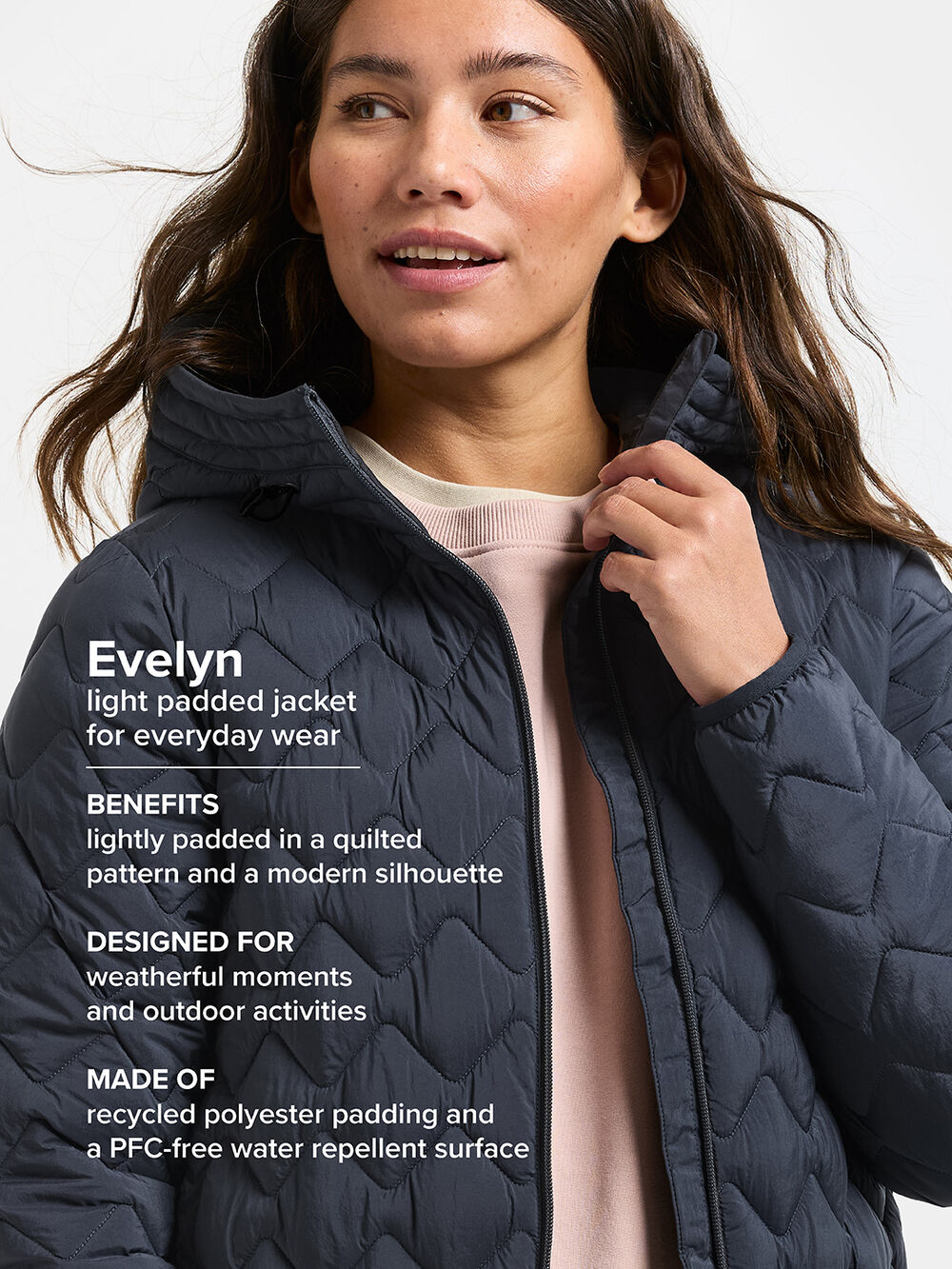 Evelyn Jacket Sleepy Blue