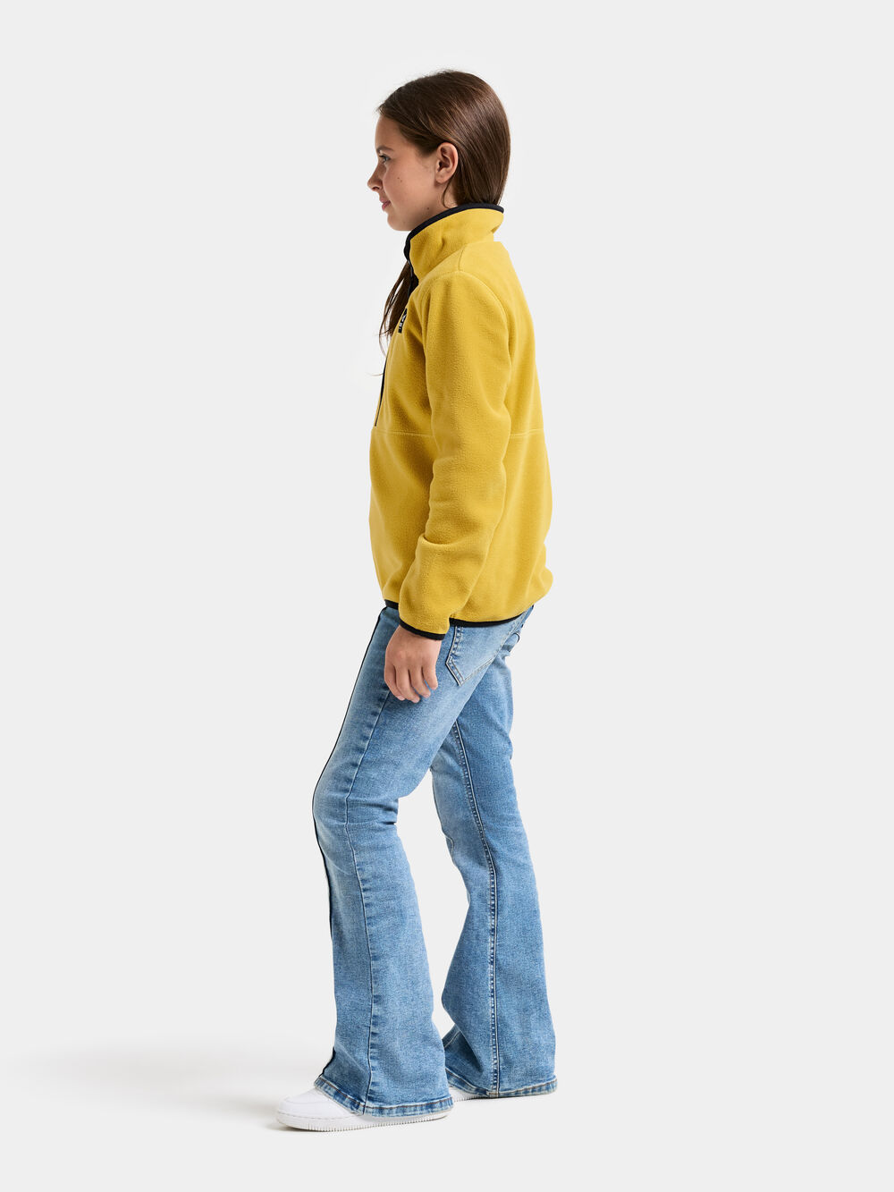 Rubi Kids' Half-Zip Yellow Pollen