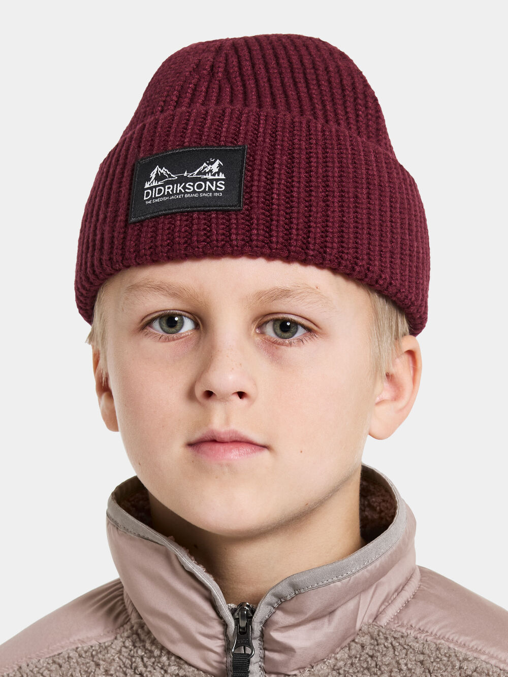 Mica Kids' Beanie Anemon Red