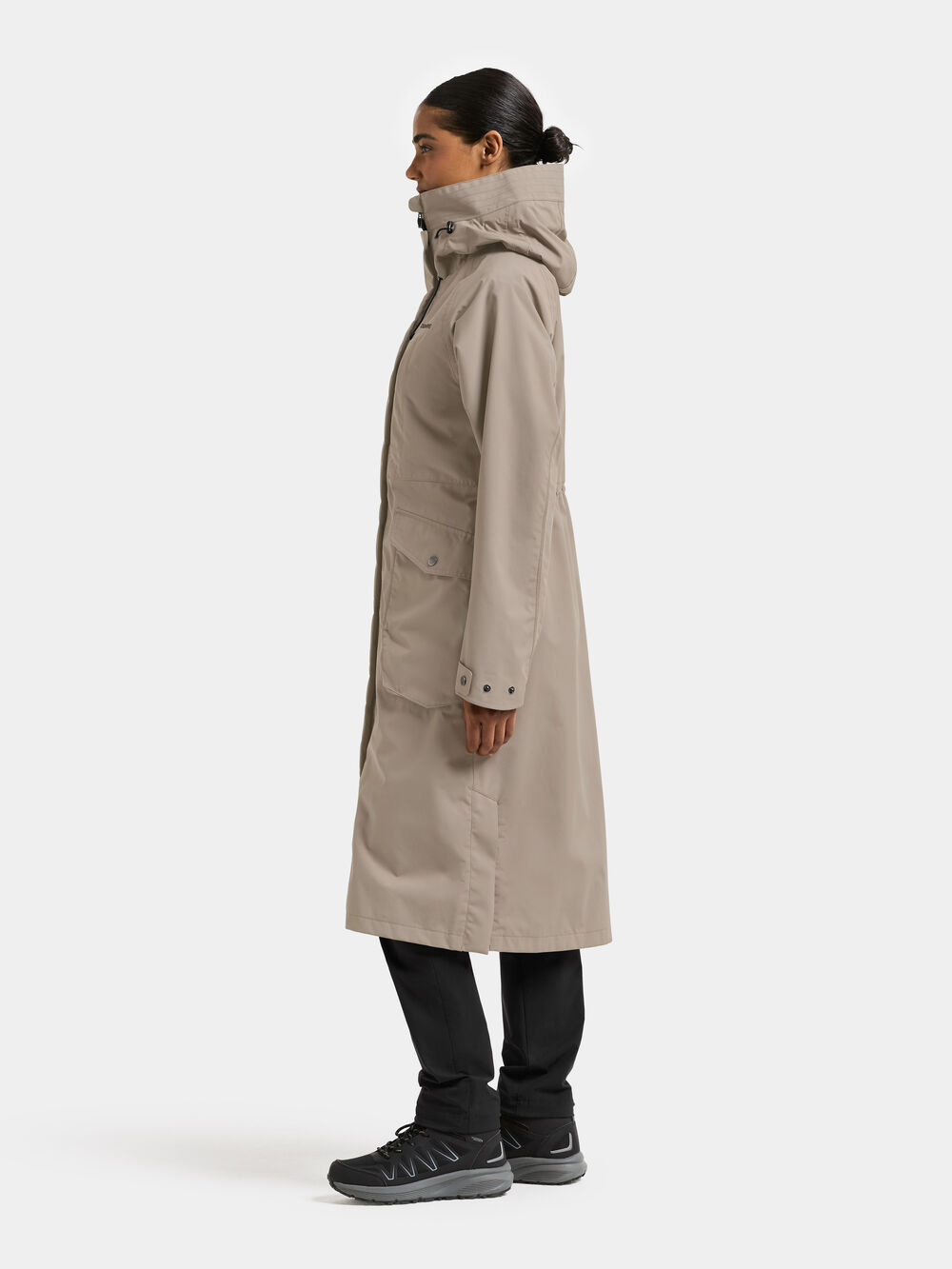 Louise Parka Long Ash Brown