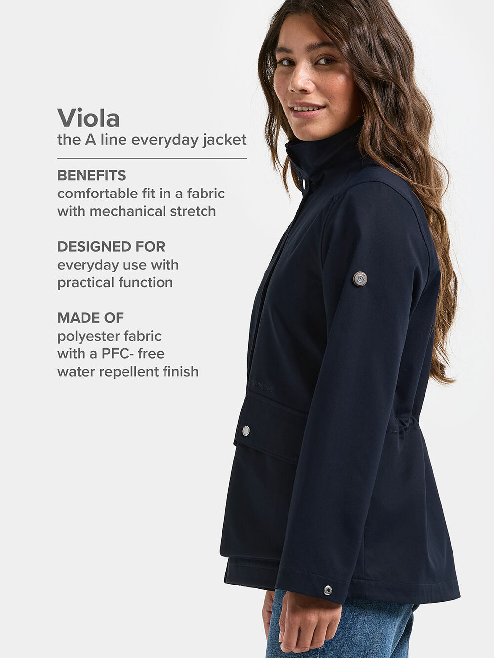 Viola Women's Jacket Dark Night Blue