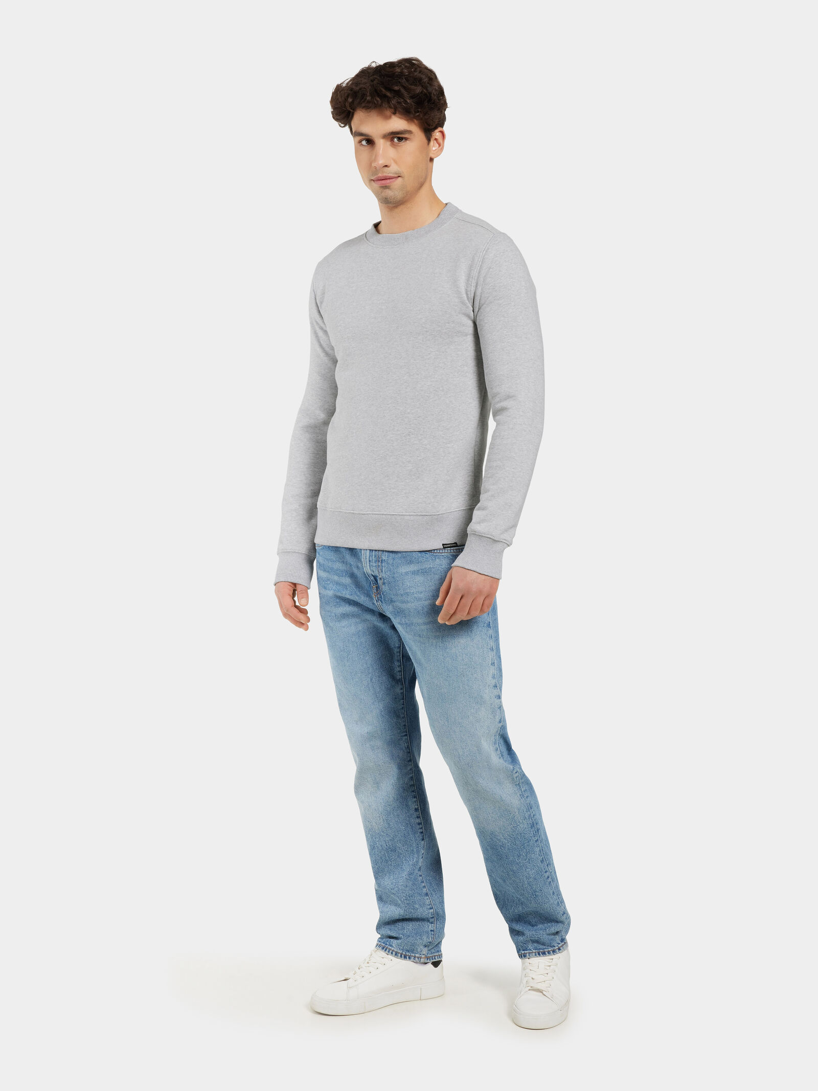 Fyn Men's Sweater Aluminum melange