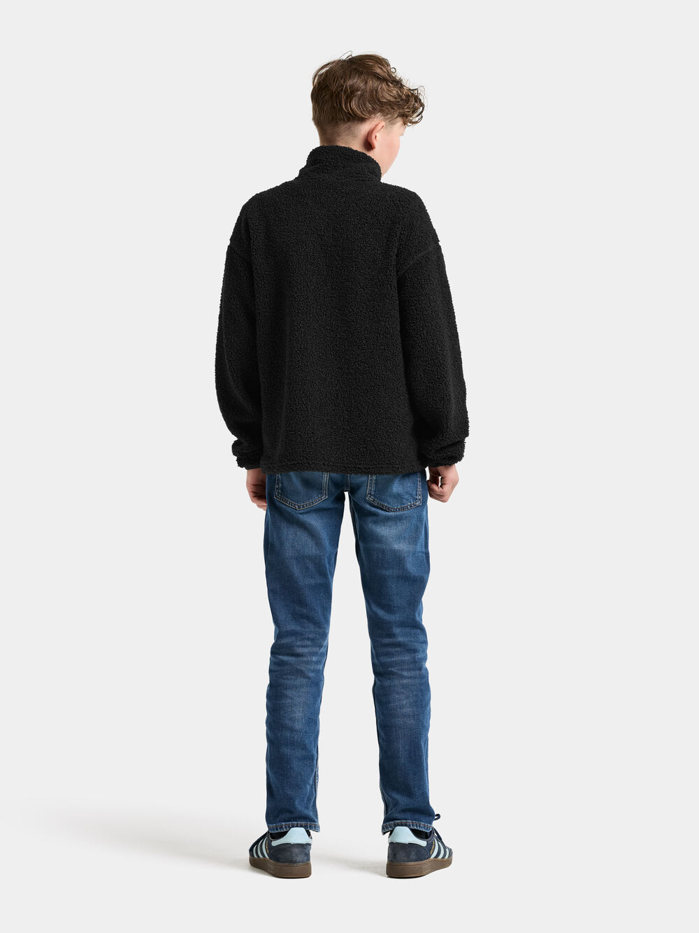 Zir Kids' Full-Zip Black