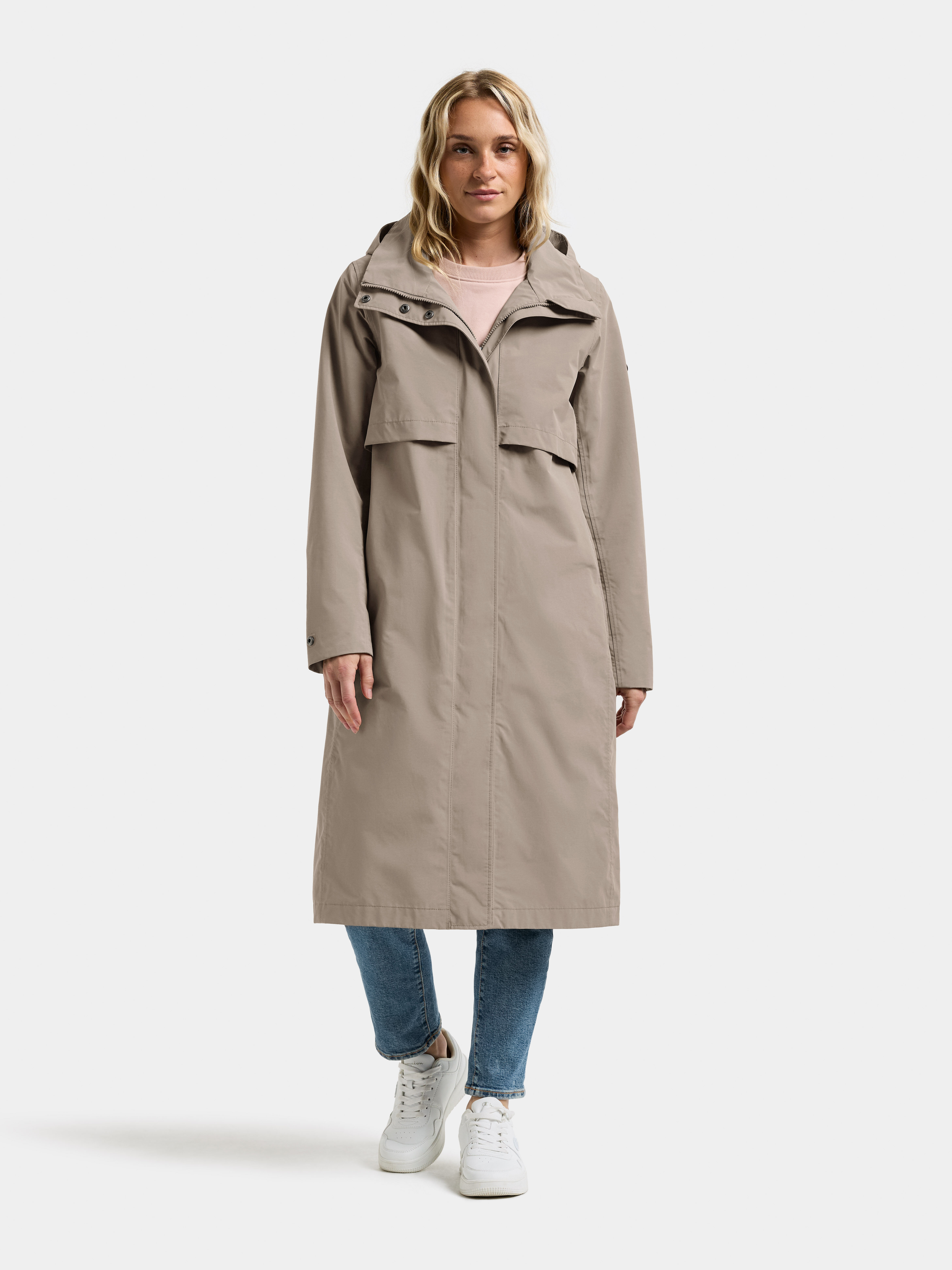 Didriksons Isolde, Regenmantel, Damen, ash brown