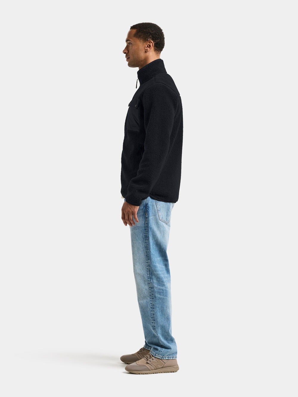 Peter Full-Zip Black