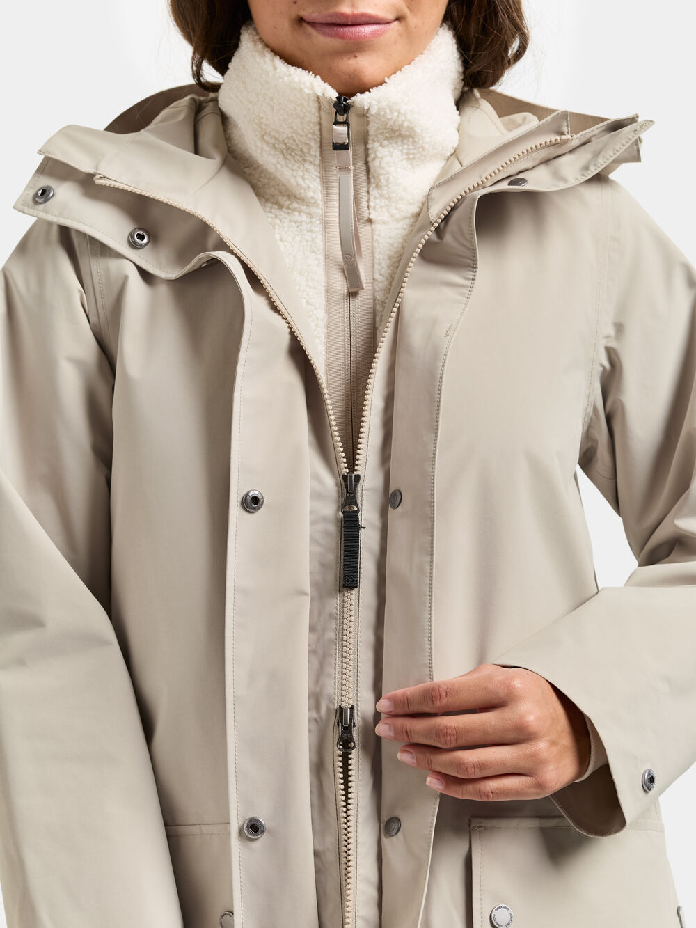 Adria Parka Clay Beige