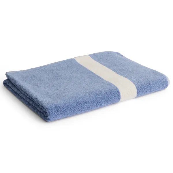 Stripe Bath Towel 100x150 cm Dusty Blue