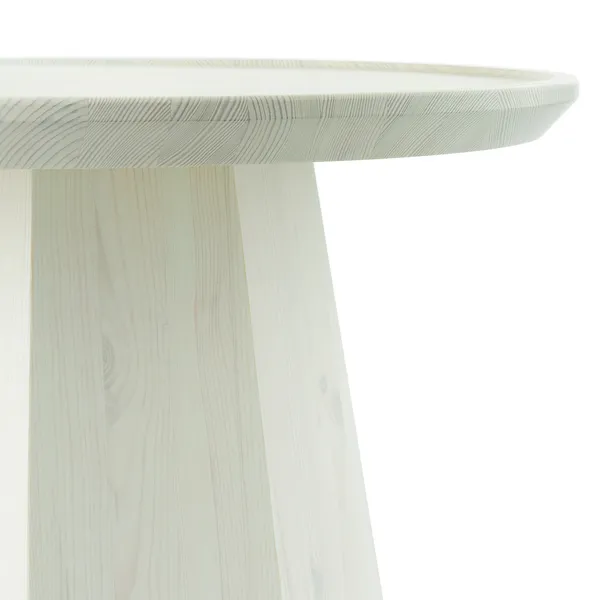 Pine Sidebord Ø45 cm Light Green