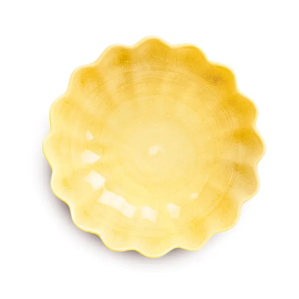 Oyster Skål 24 cm Gul