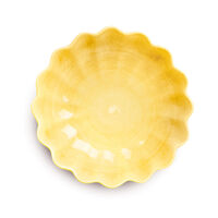 Oyster Skål 24 cm Gul