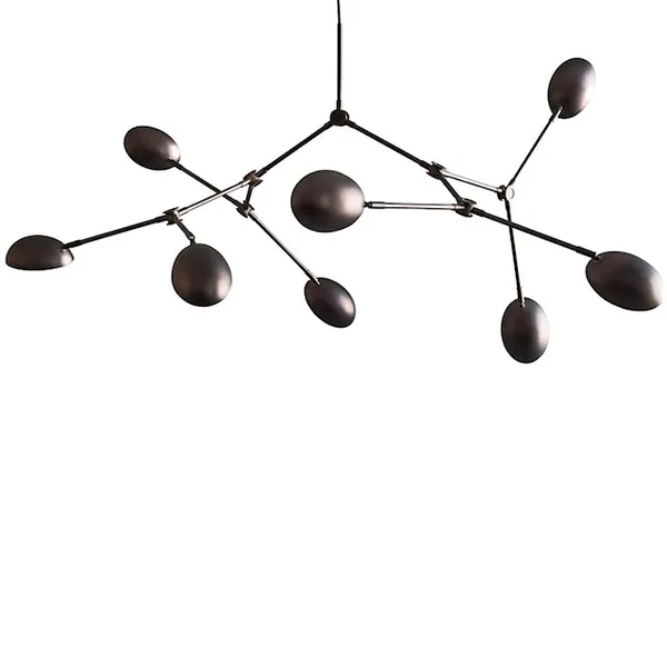 Drop Mini Lysekrone Burned Black