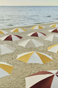 Terrazza Parasol Octagon Off-white / Burgundy