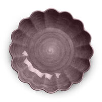 Oyster Skål 31 cm Plommon